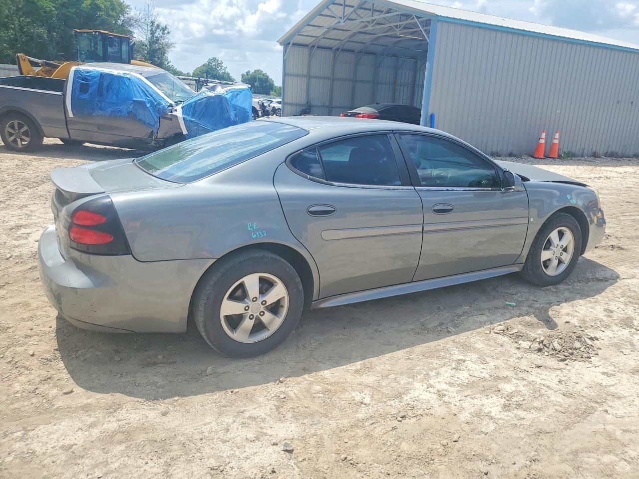 2008 Pontiac Grand Prix Gray vin: 2G2WP552X81145578