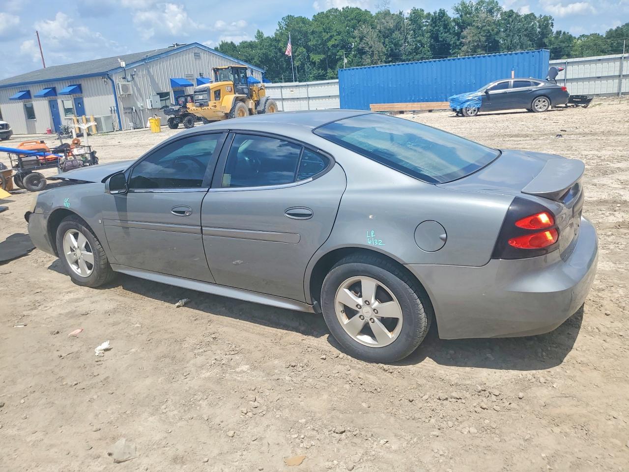 2008 Pontiac Grand Prix Gray vin: 2G2WP552X81145578