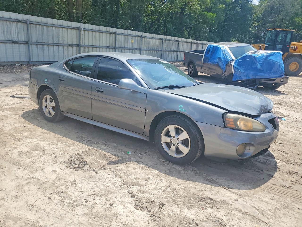 2008 Pontiac Grand Prix Gray vin: 2G2WP552X81145578