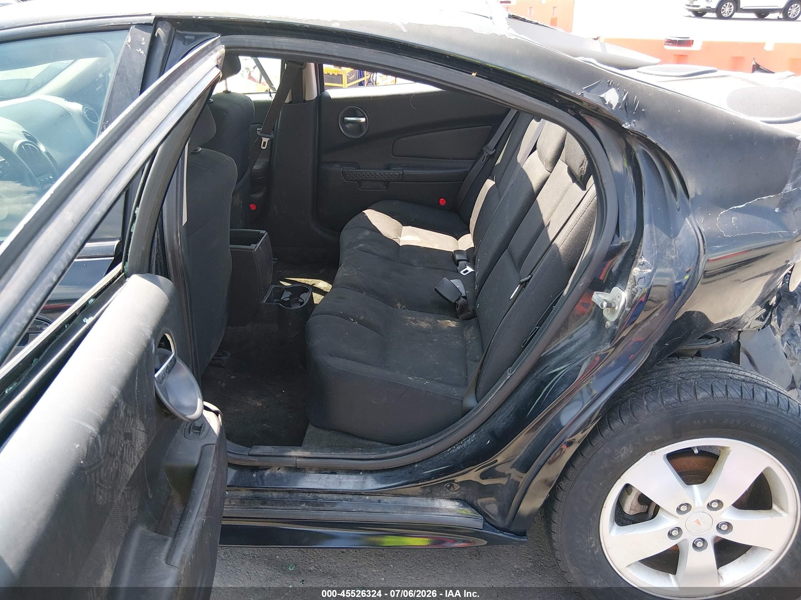 2008 Pontiac Grand Prix Black vin: 2G2WP552X81158993