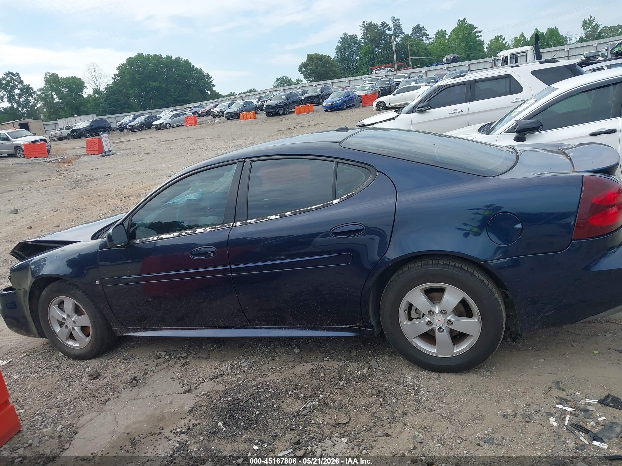 2008 Pontiac Grand Prix   Dark Blue vin: 2G2WP552X81191671