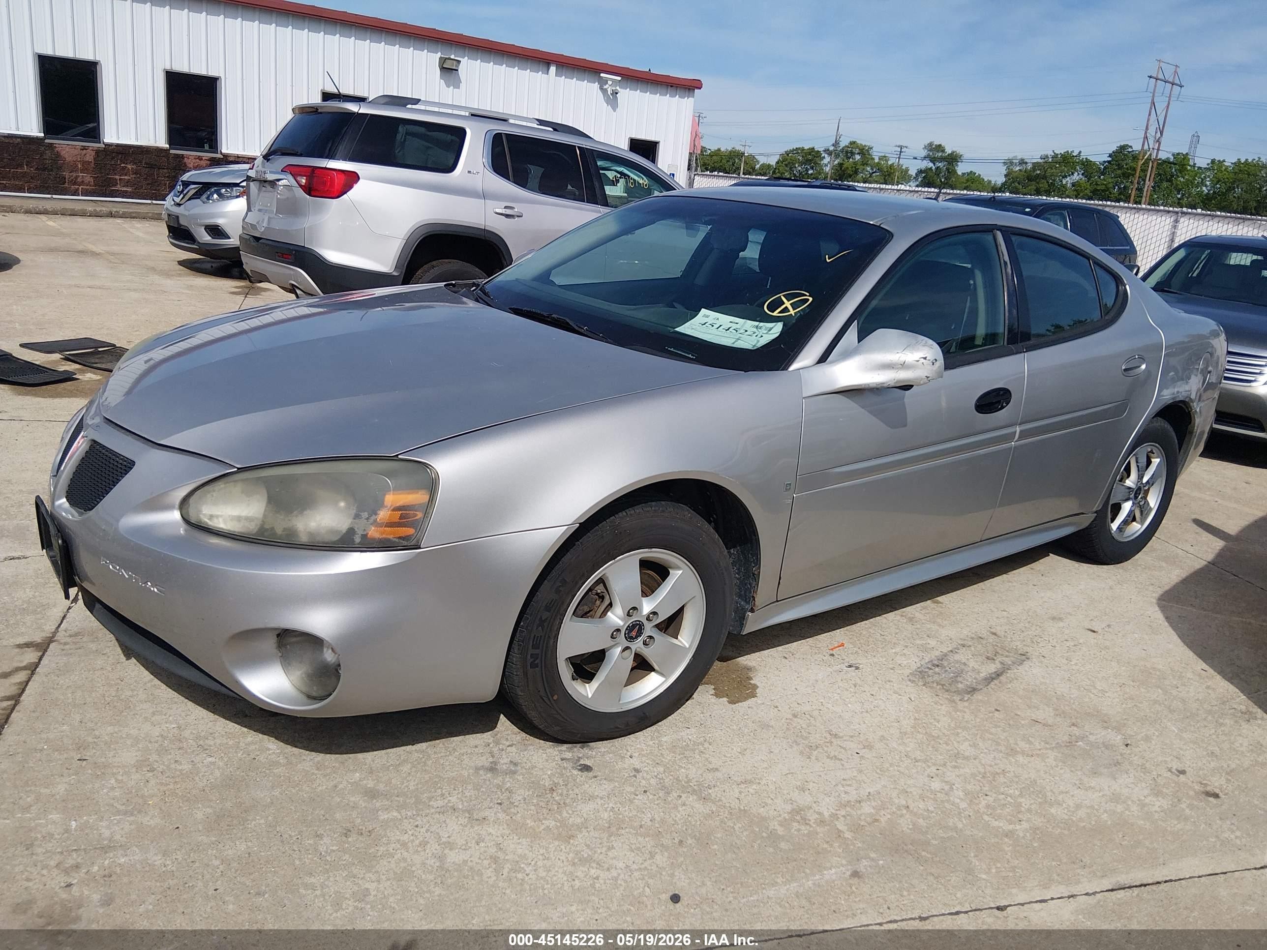 2006 Pontiac Grand Prix   Gray vin: 2G2WP582061135523