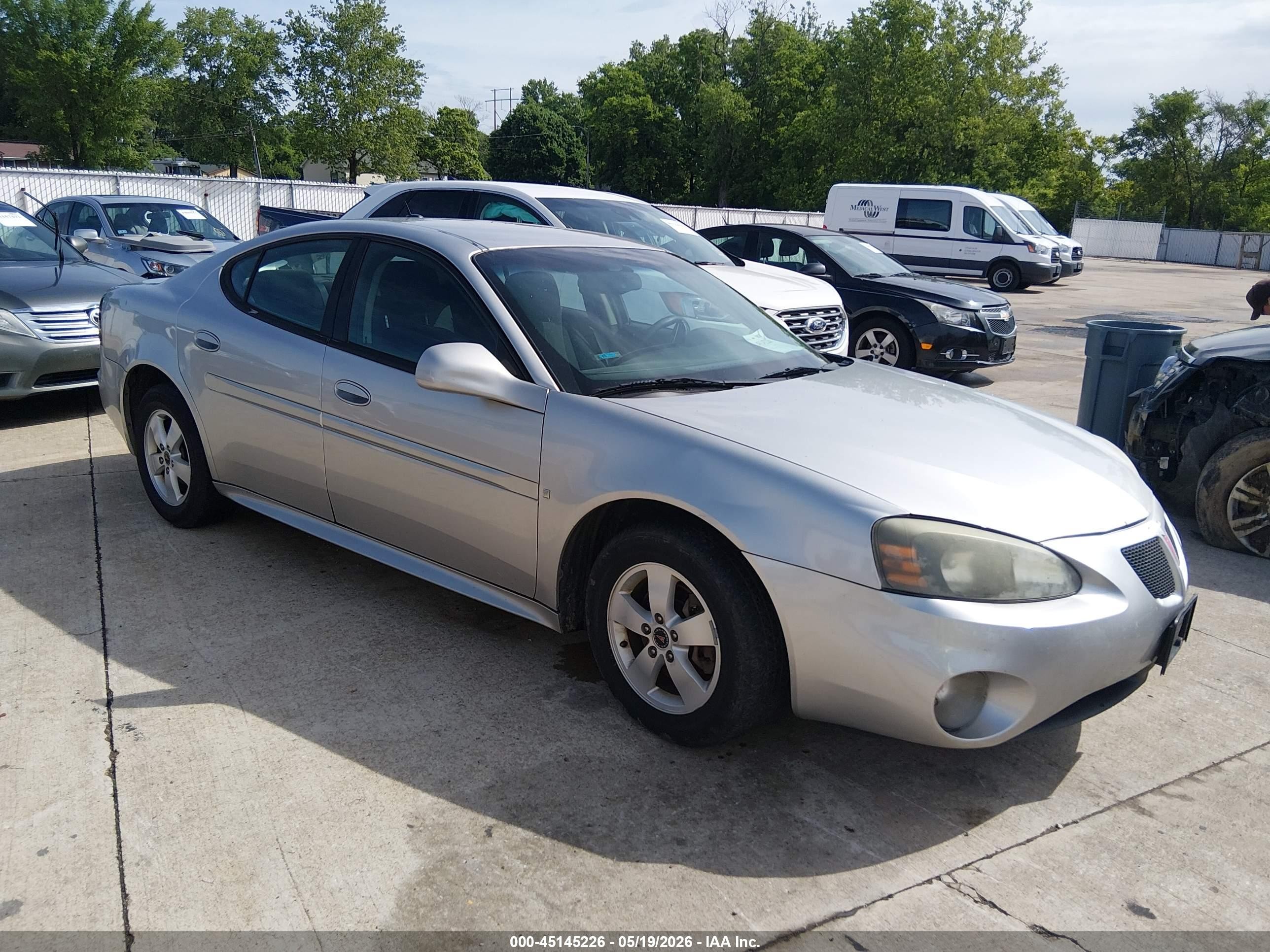 2006 Pontiac Grand Prix   Gray vin: 2G2WP582061135523