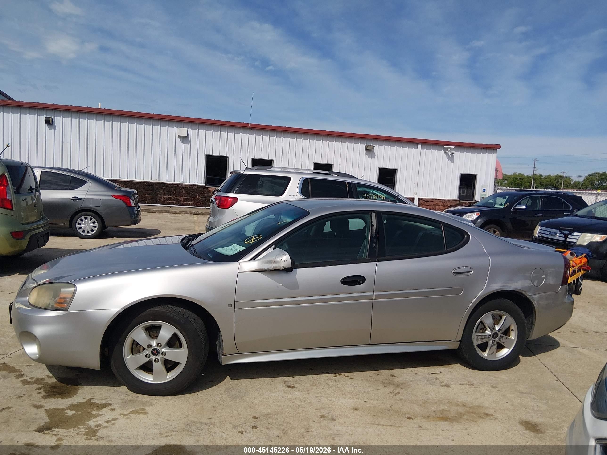 2006 Pontiac Grand Prix   Gray vin: 2G2WP582061135523