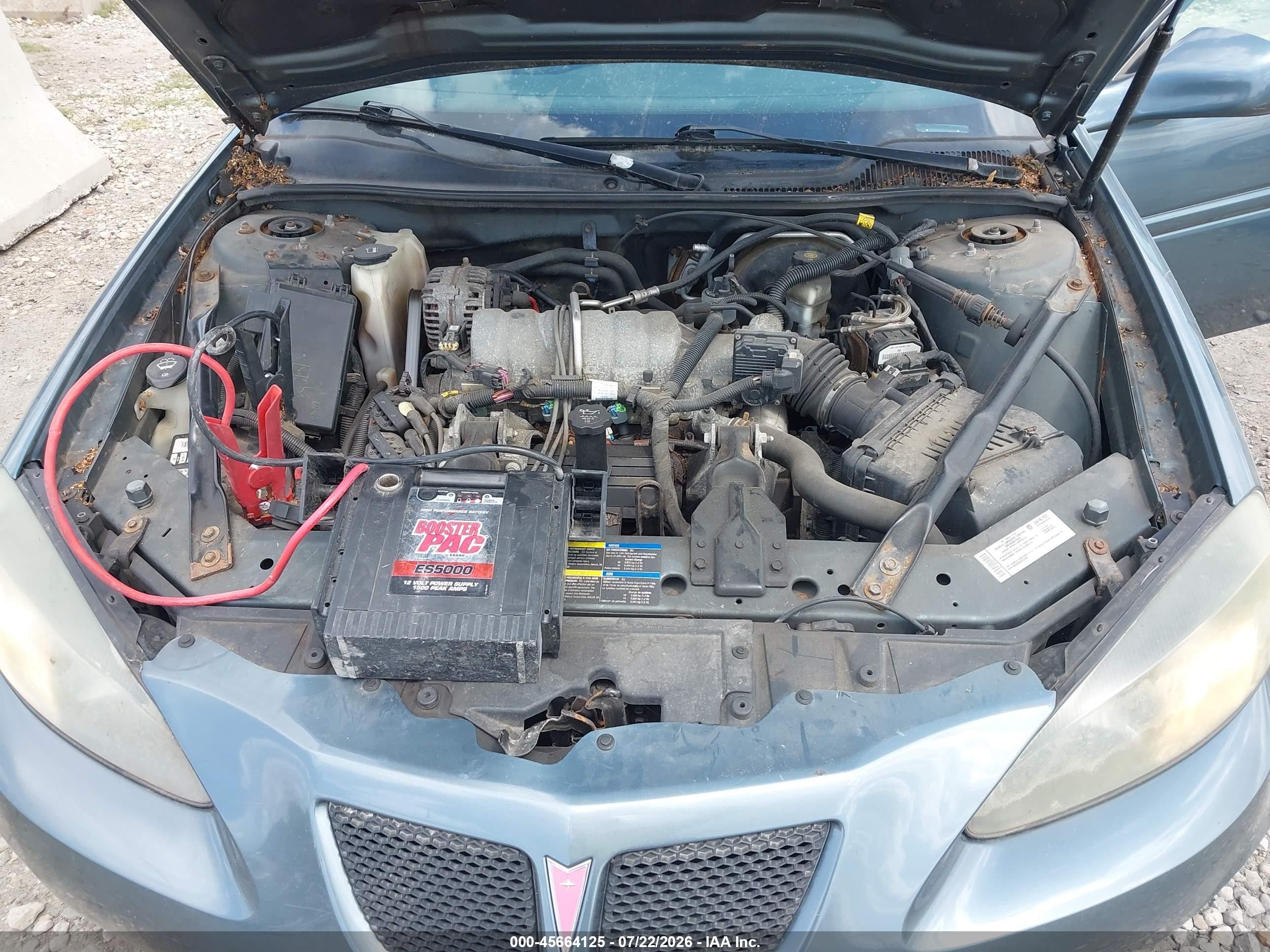 2007 Pontiac Grand Prix   Blue vin: 2G2WP582371156125