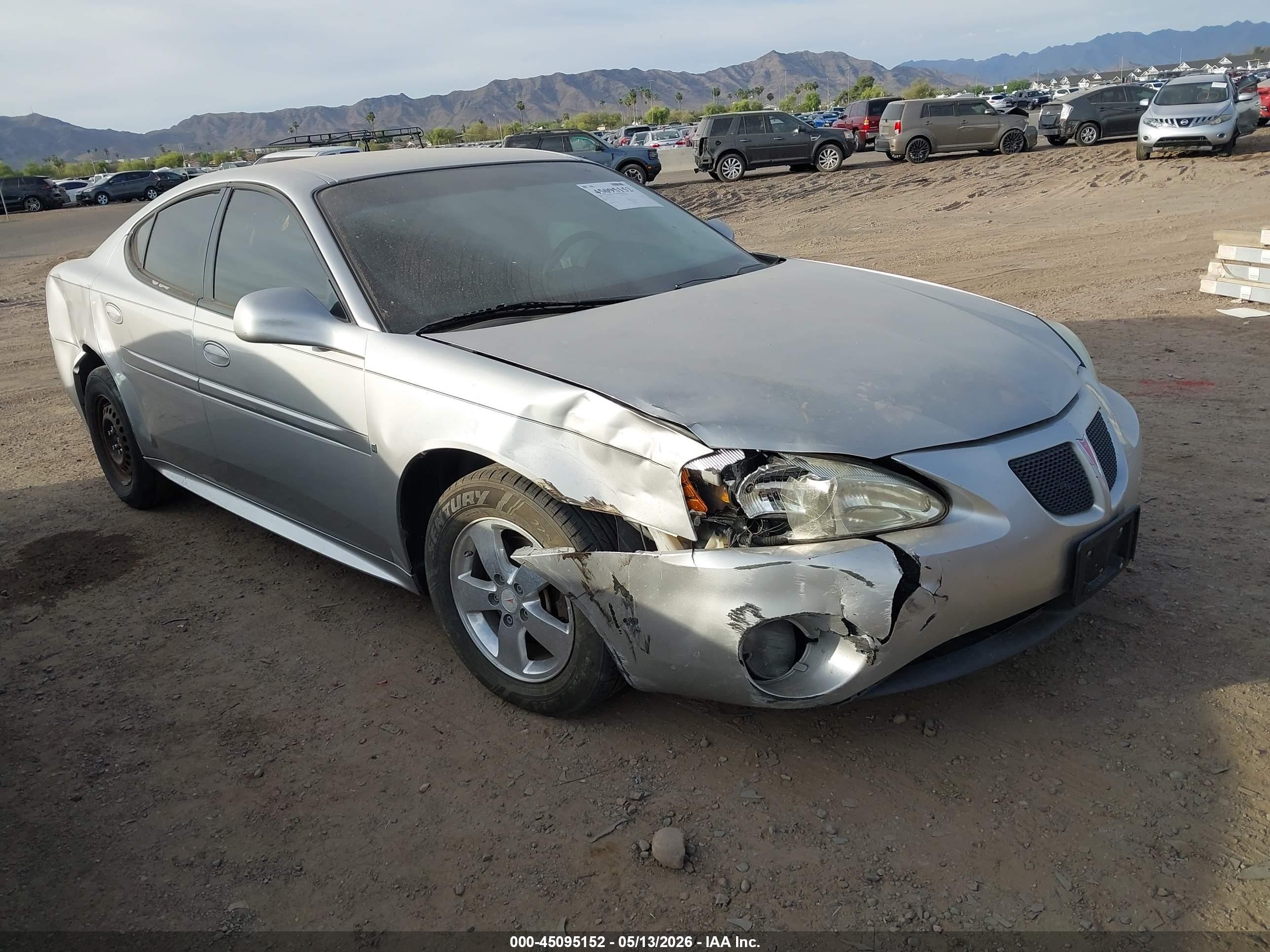 2006 Pontiac Grand Prix   Серебряный vin: 2G2WP582561275633