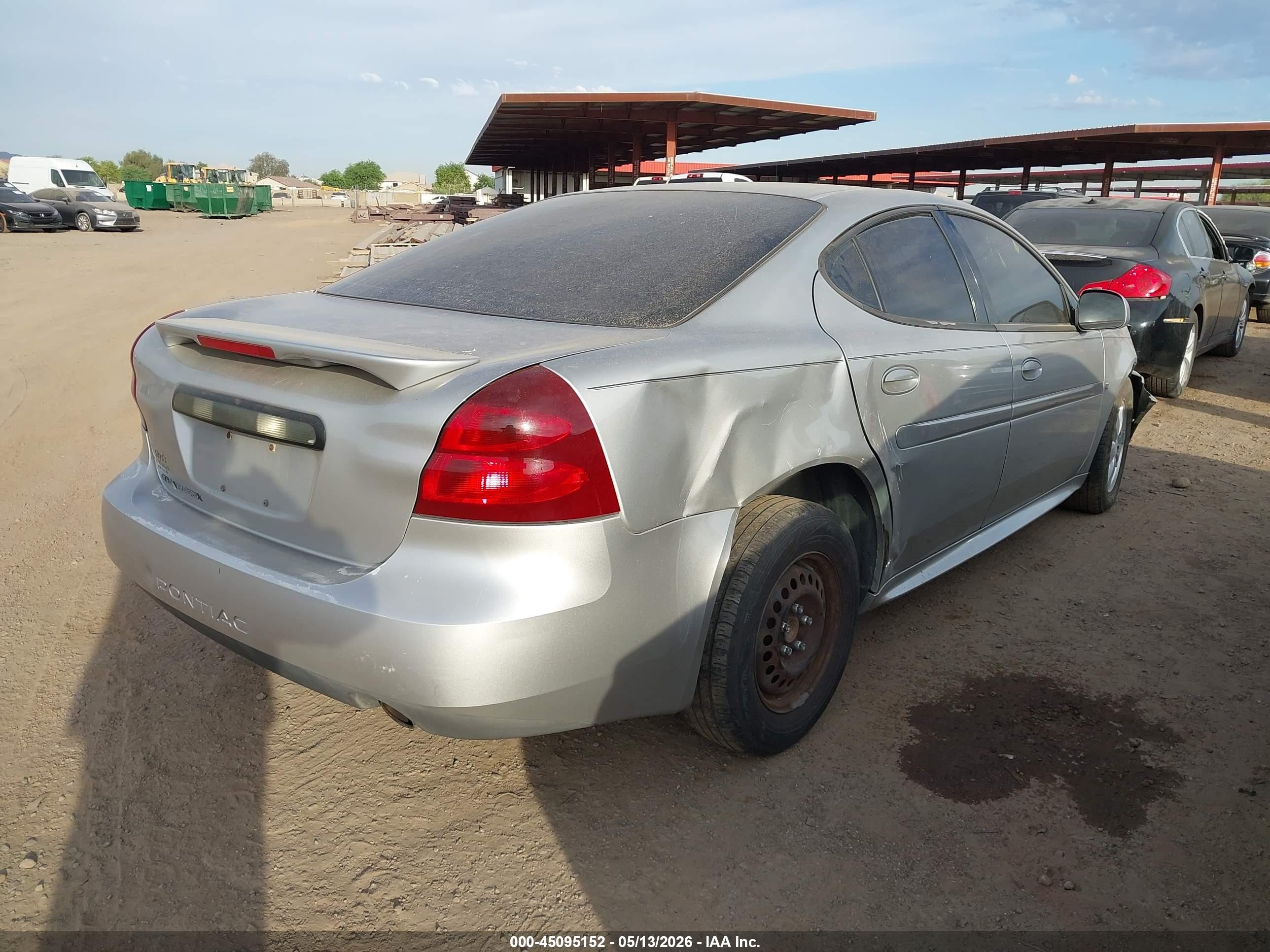 2006 Pontiac Grand Prix   Серебряный vin: 2G2WP582561275633