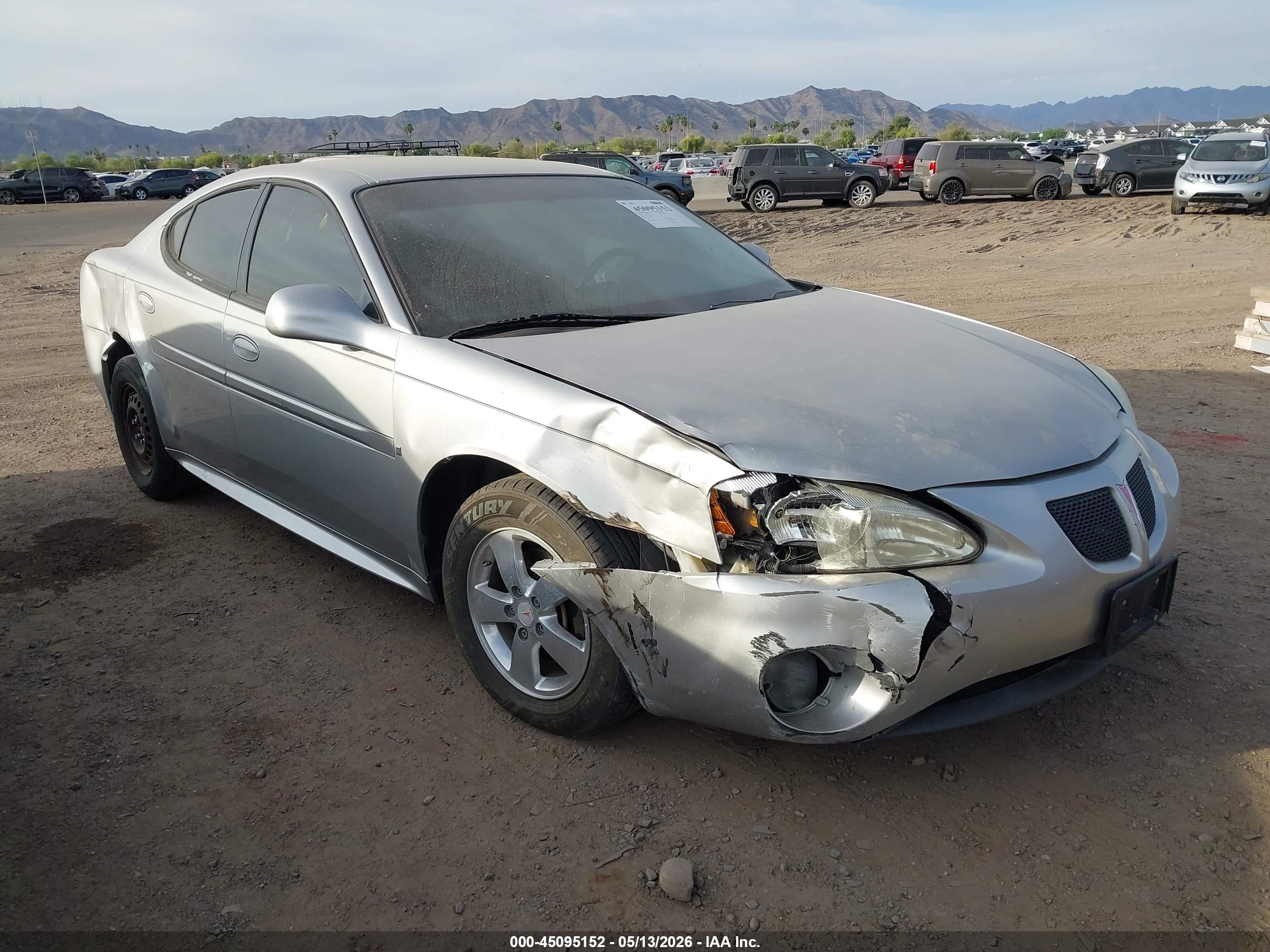 2006 Pontiac Grand Prix   Серебряный vin: 2G2WP582561275633