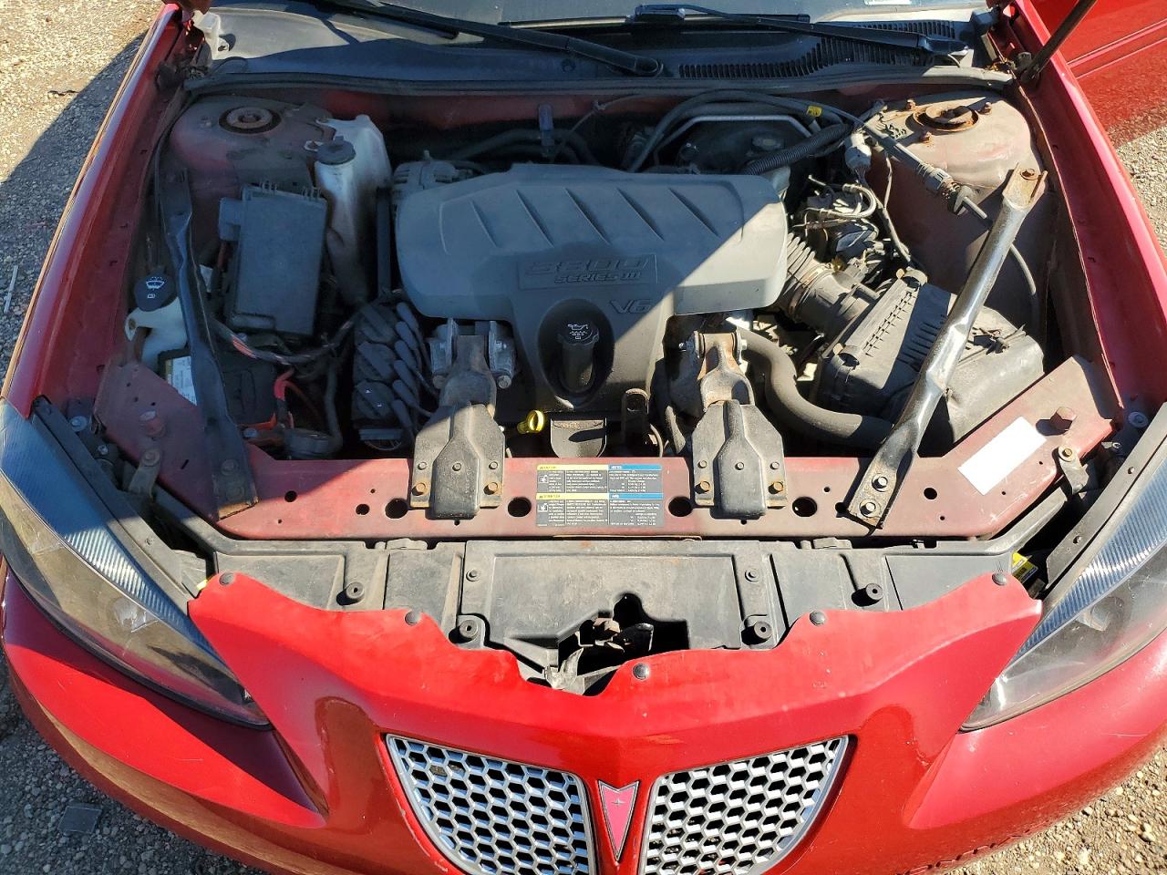 2008 Pontiac Grand Prix Красный vin: 2G2WP582781133058