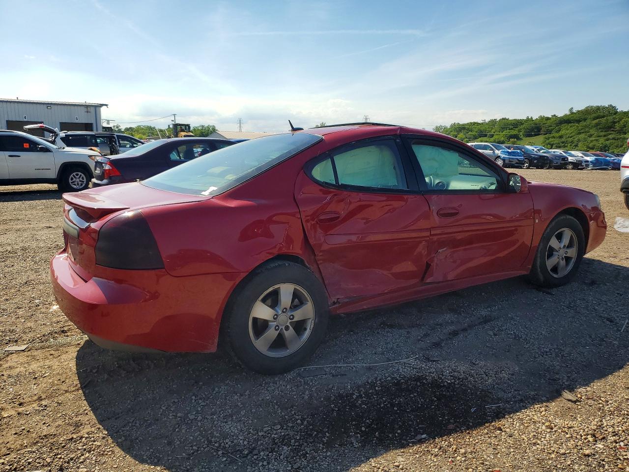 2008 Pontiac Grand Prix Красный vin: 2G2WP582781133058