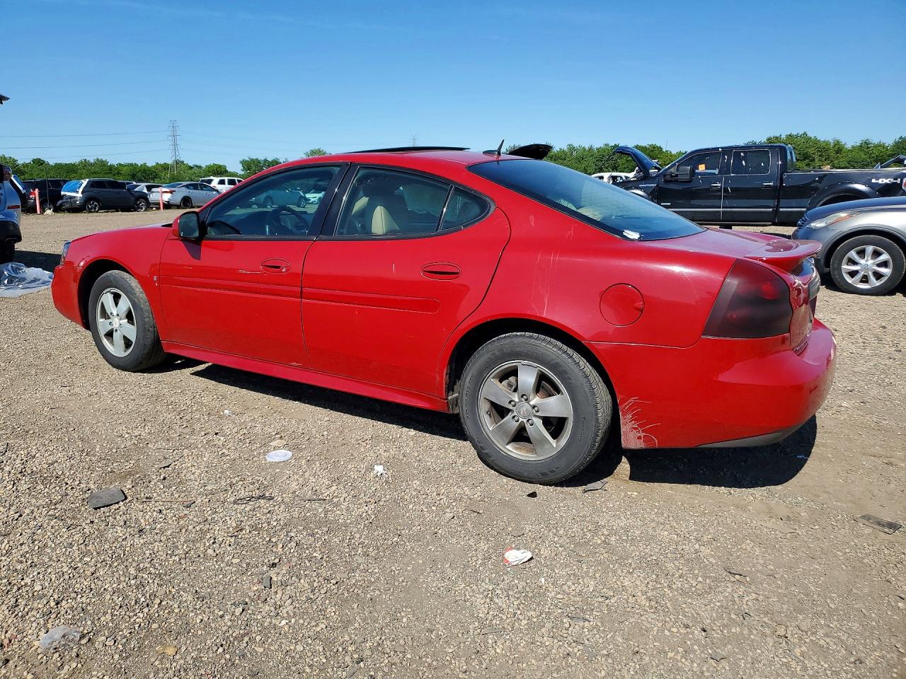2008 Pontiac Grand Prix Красный vin: 2G2WP582781133058