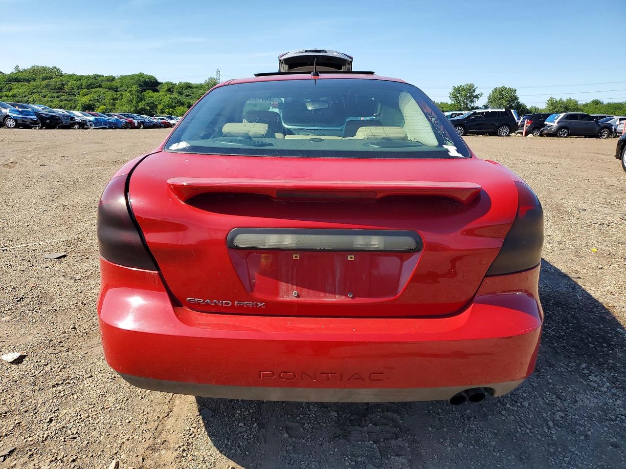 2008 Pontiac Grand Prix Красный vin: 2G2WP582781133058