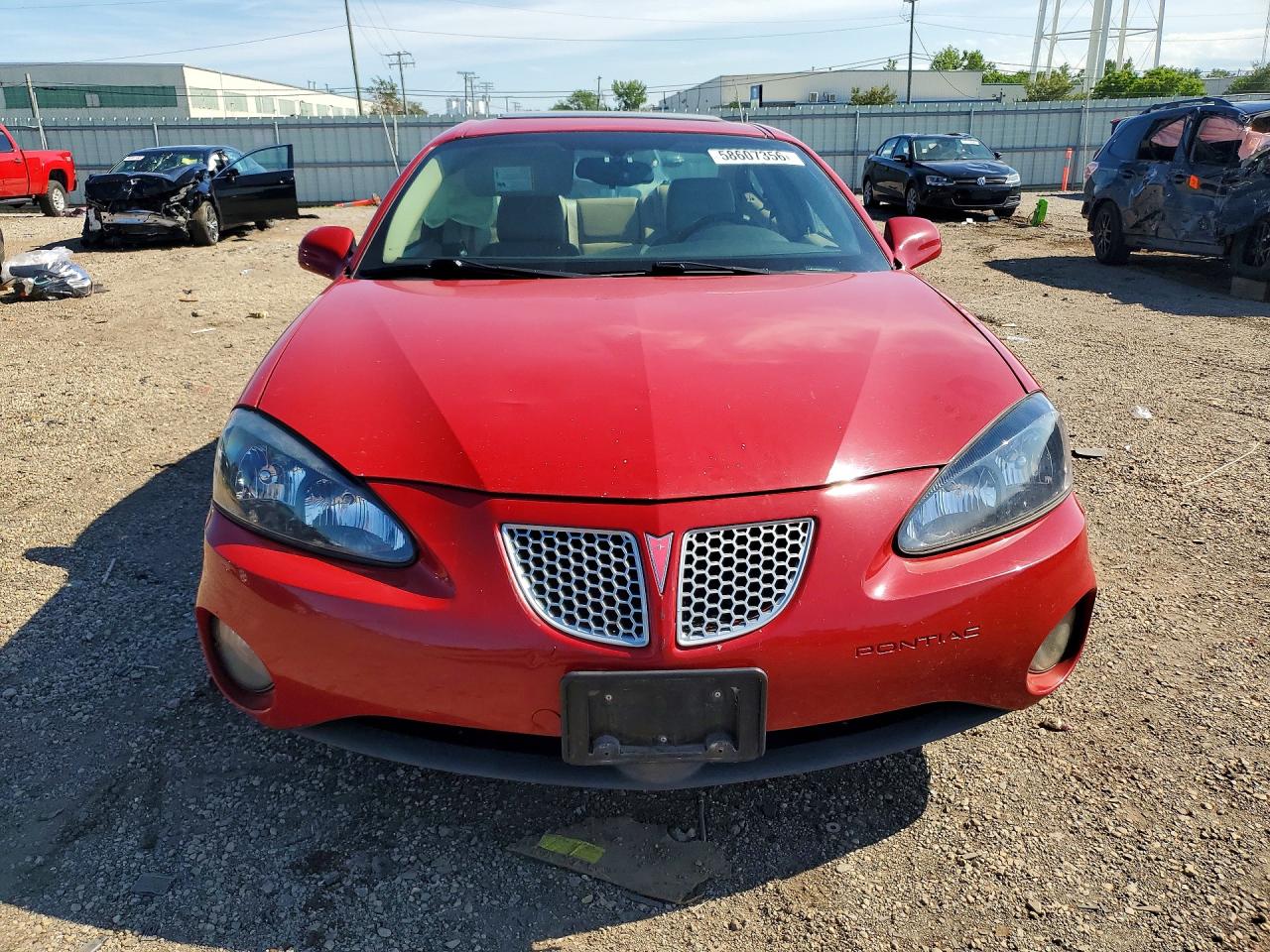 2008 Pontiac Grand Prix Красный vin: 2G2WP582781133058