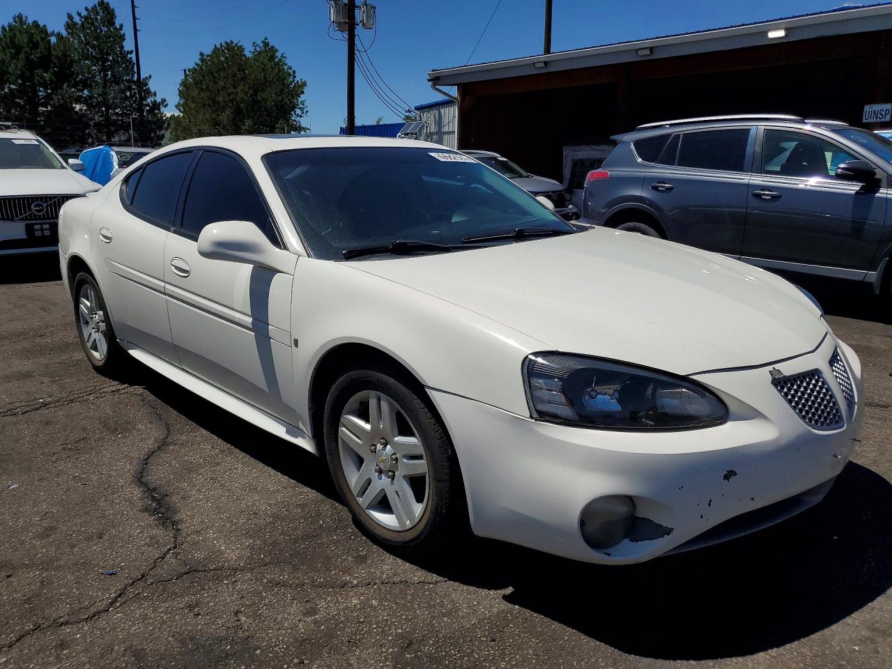 2006 Pontiac Grand Prix White vin: 2G2WP582X61184101