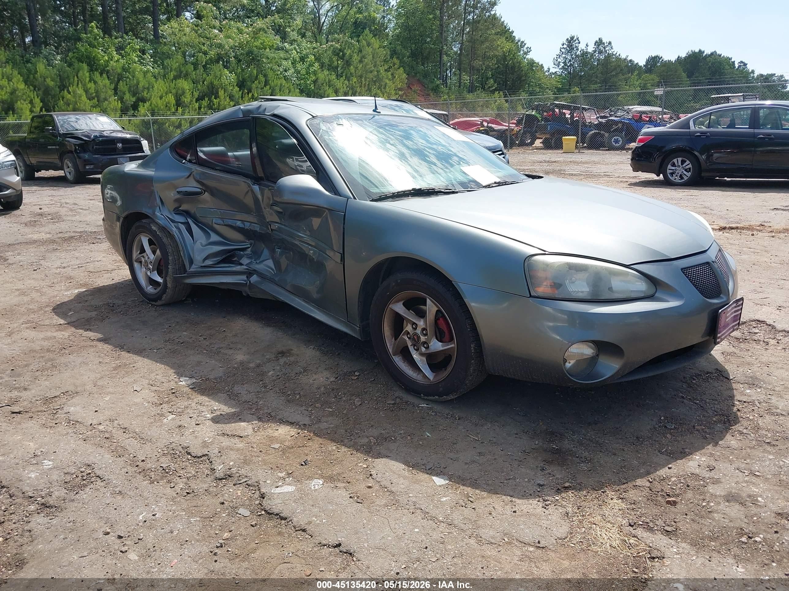 2004 Pontiac Grand Prix Gtp Серебряный vin: 2G2WR524041330295