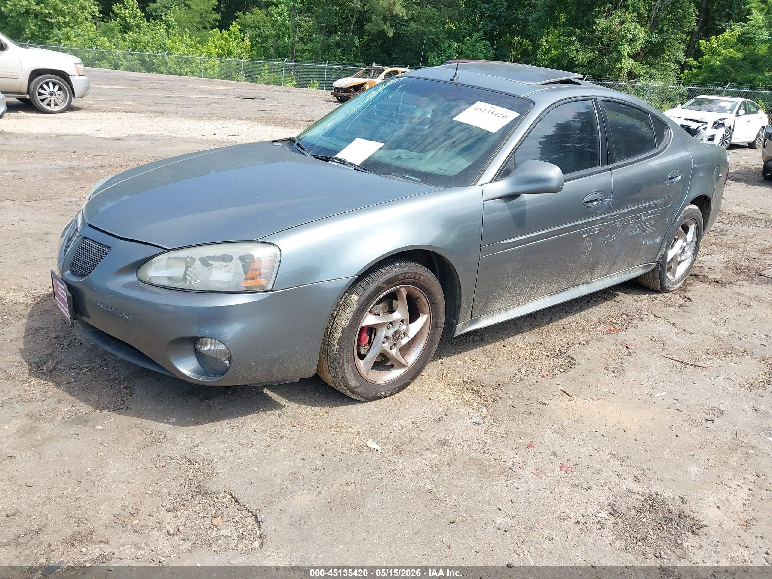 2004 Pontiac Grand Prix Gtp Silver vin: 2G2WR524041330295