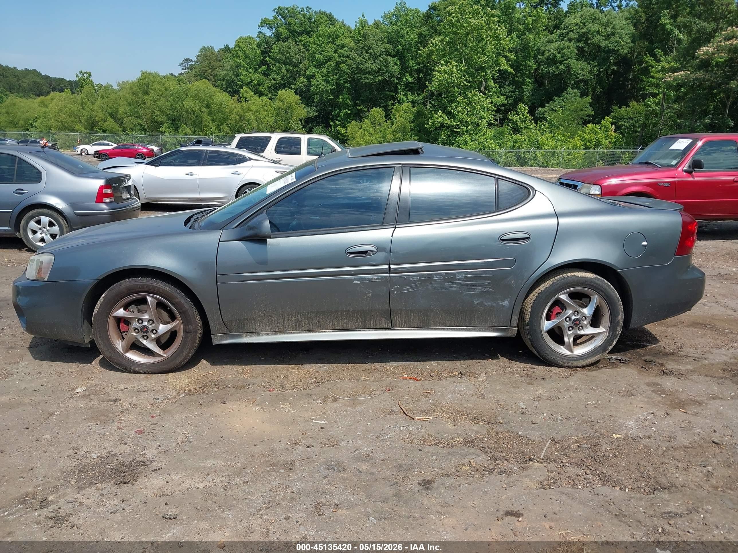 2004 Pontiac Grand Prix Gtp Silver vin: 2G2WR524041330295
