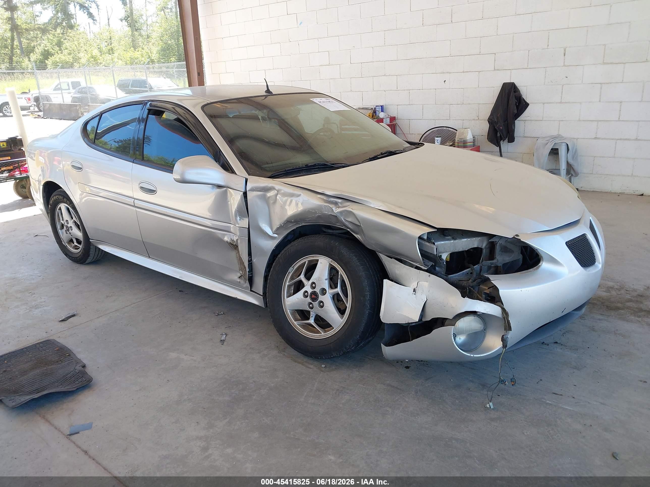 2005 Pontiac Grand Prix Gtp Silver vin: 2G2WR524451150657
