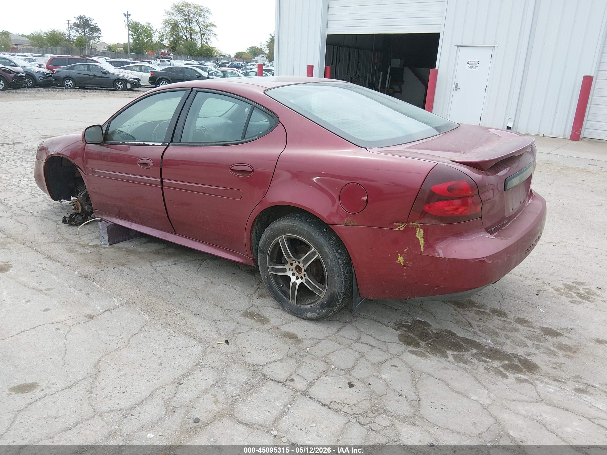 2004 Pontiac Grand Prix Gtp Red vin: 2G2WR524541102101