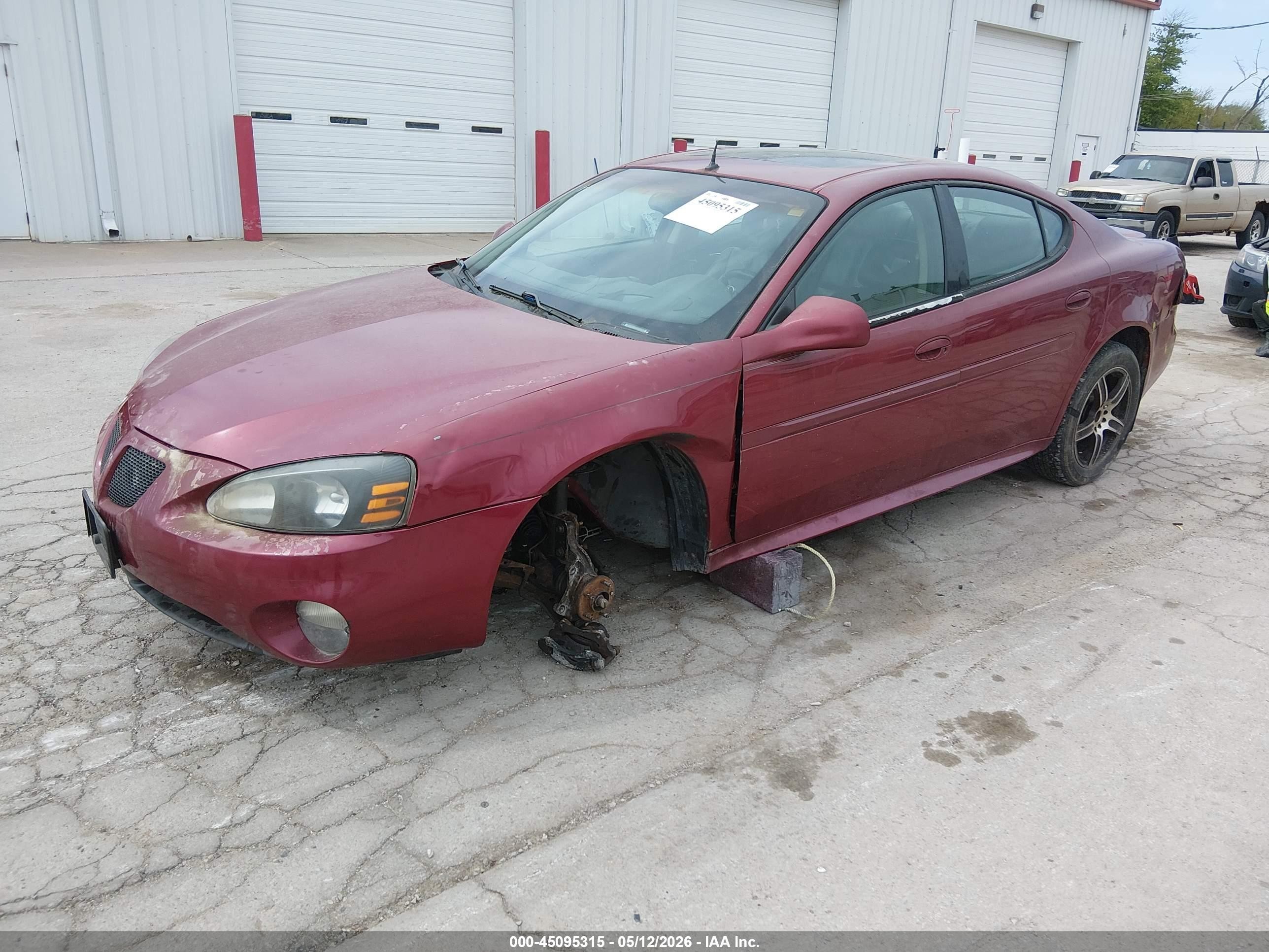 2004 Pontiac Grand Prix Gtp Red vin: 2G2WR524541102101
