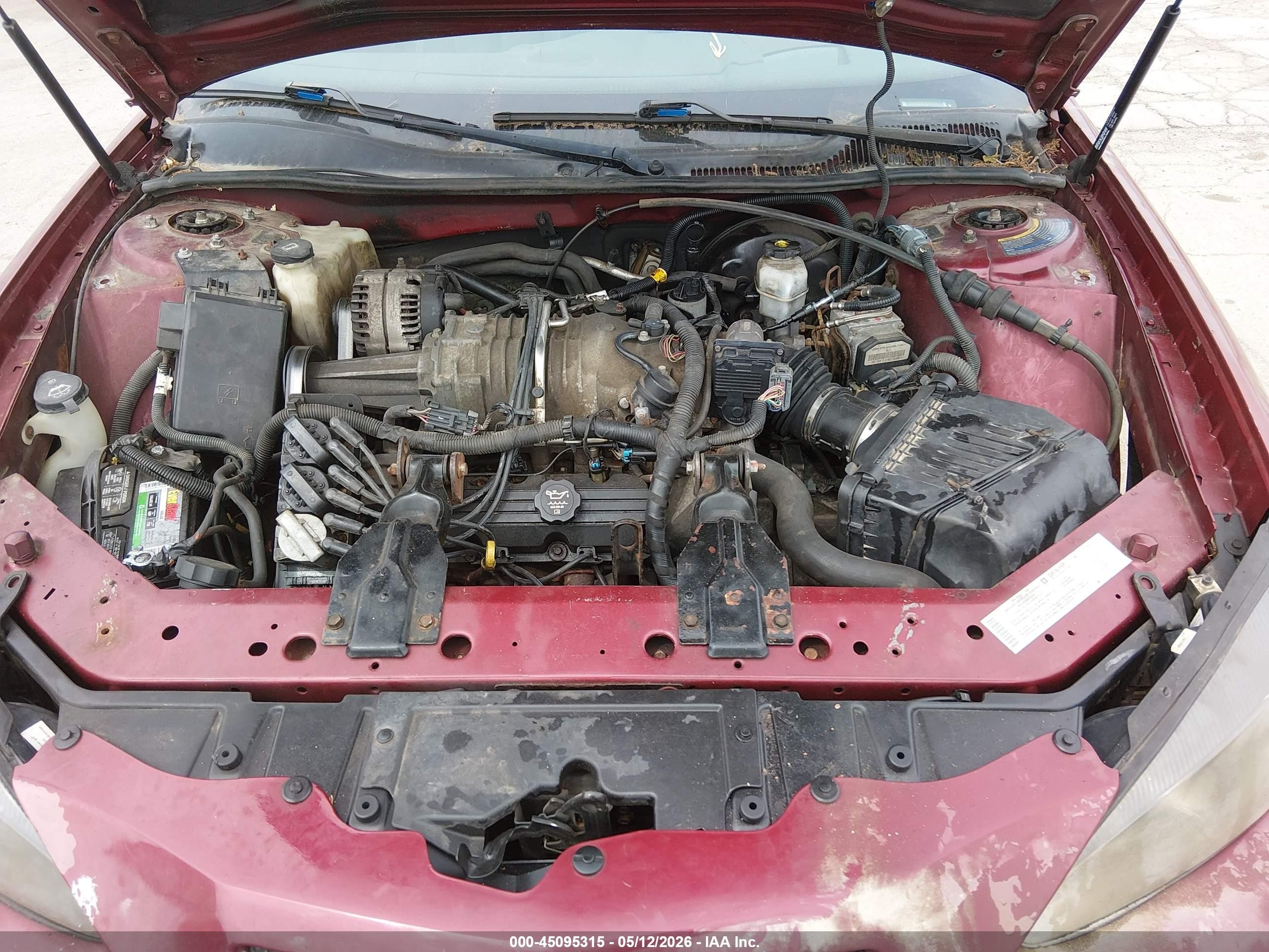 2004 Pontiac Grand Prix Gtp Red vin: 2G2WR524541102101
