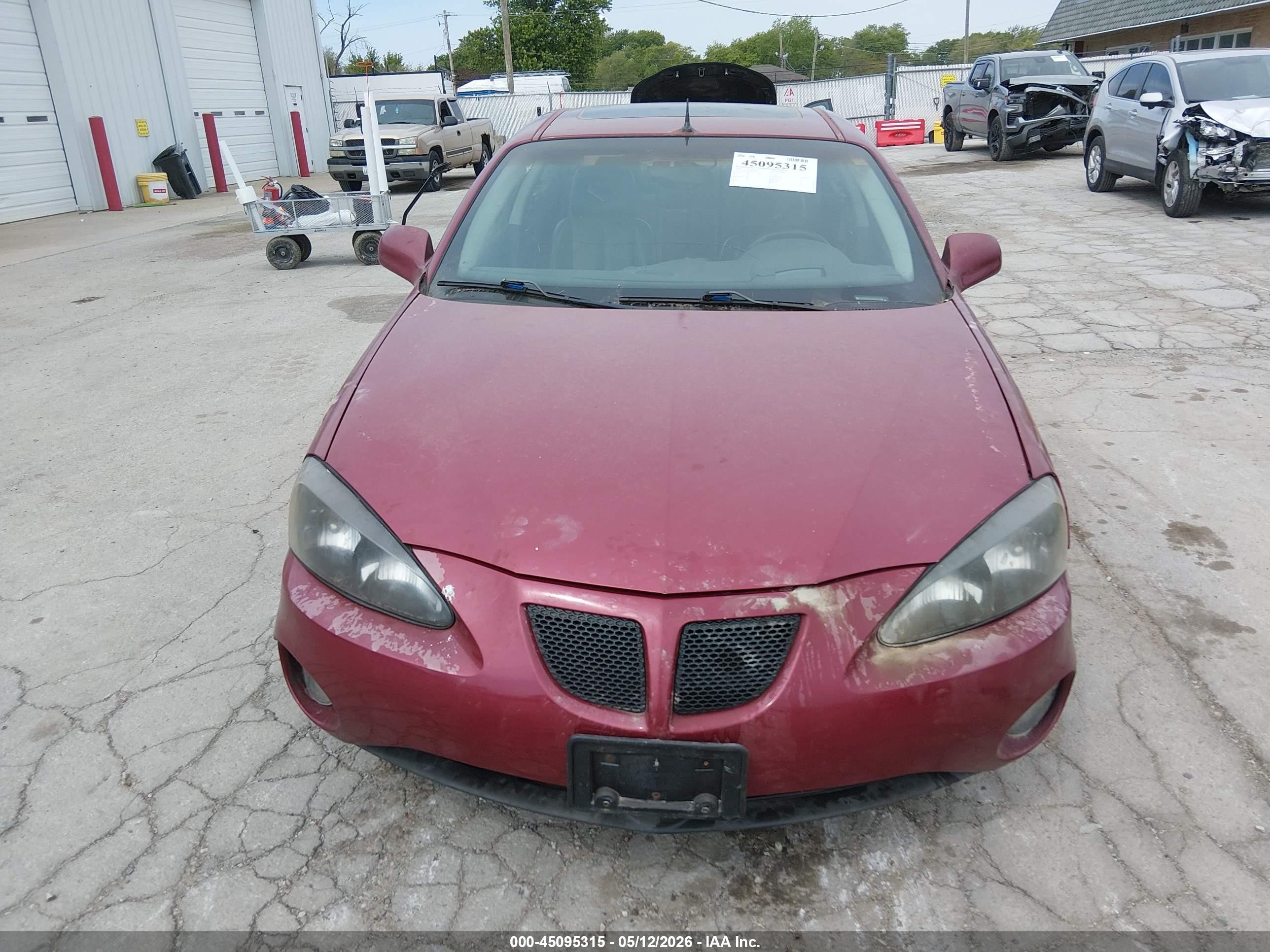 2004 Pontiac Grand Prix Gtp Red vin: 2G2WR524541102101