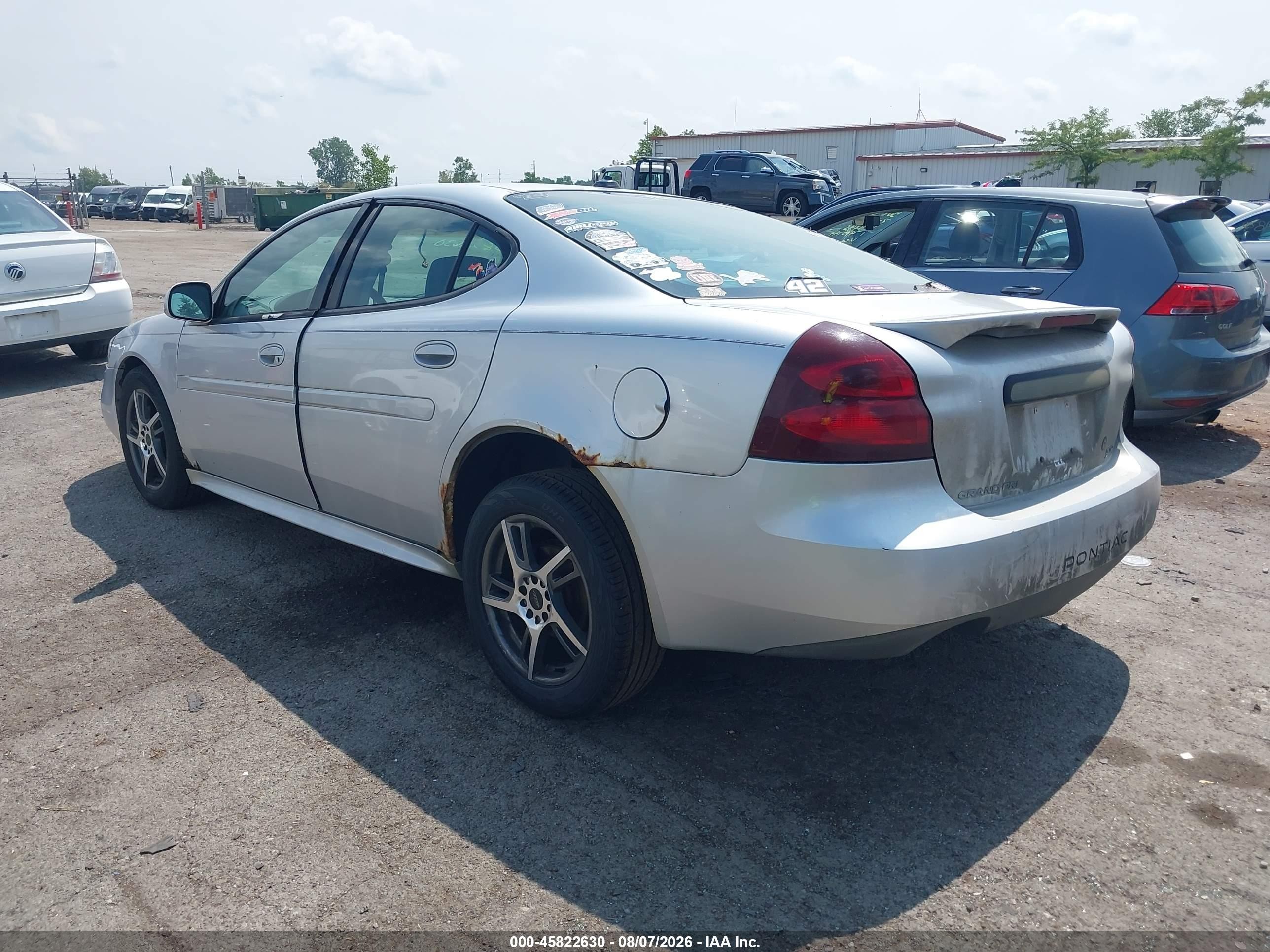 2004 Pontiac Grand Prix Gtp Серебряный vin: 2G2WR524541269297