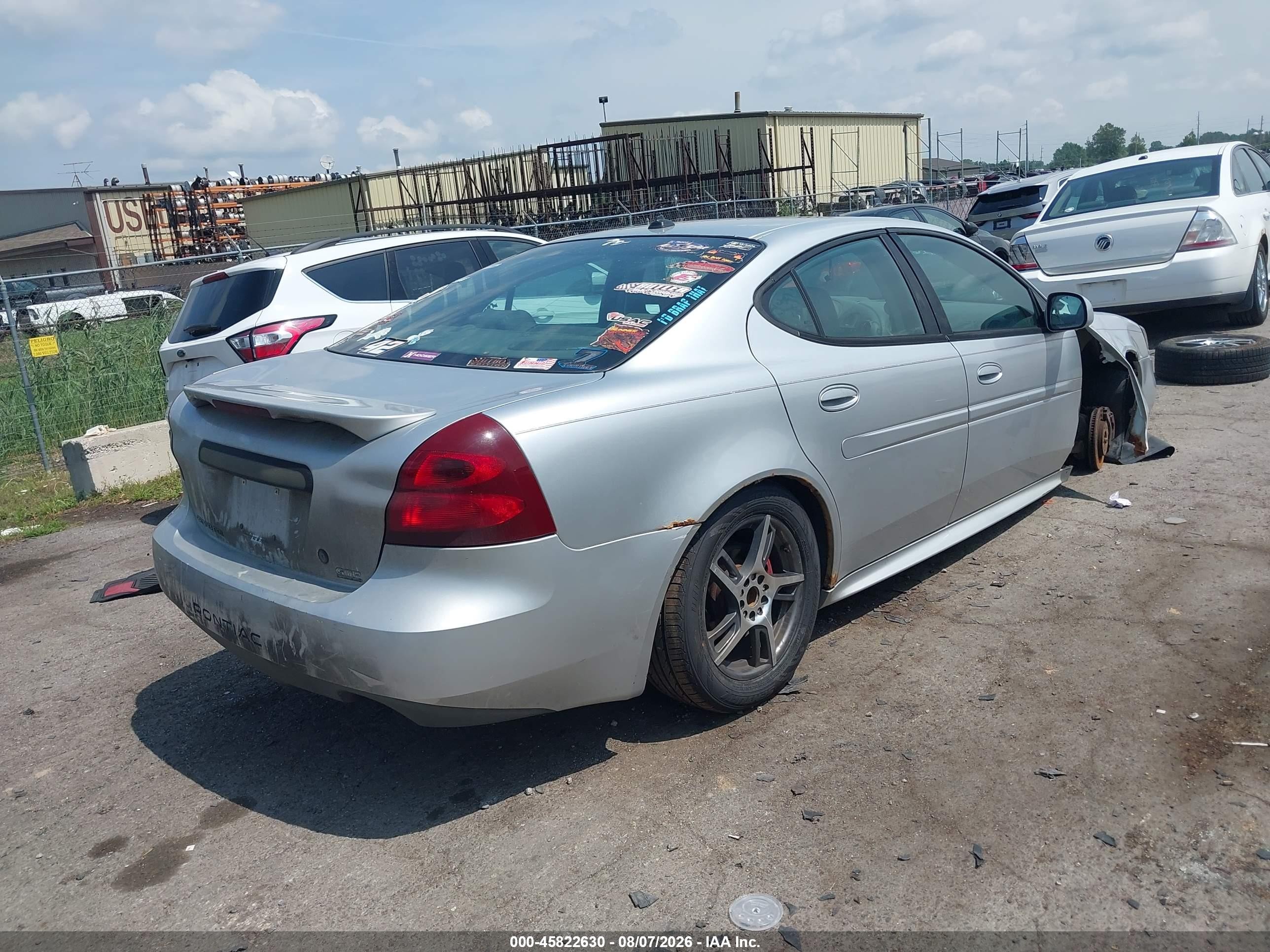 2004 Pontiac Grand Prix Gtp Серебряный vin: 2G2WR524541269297
