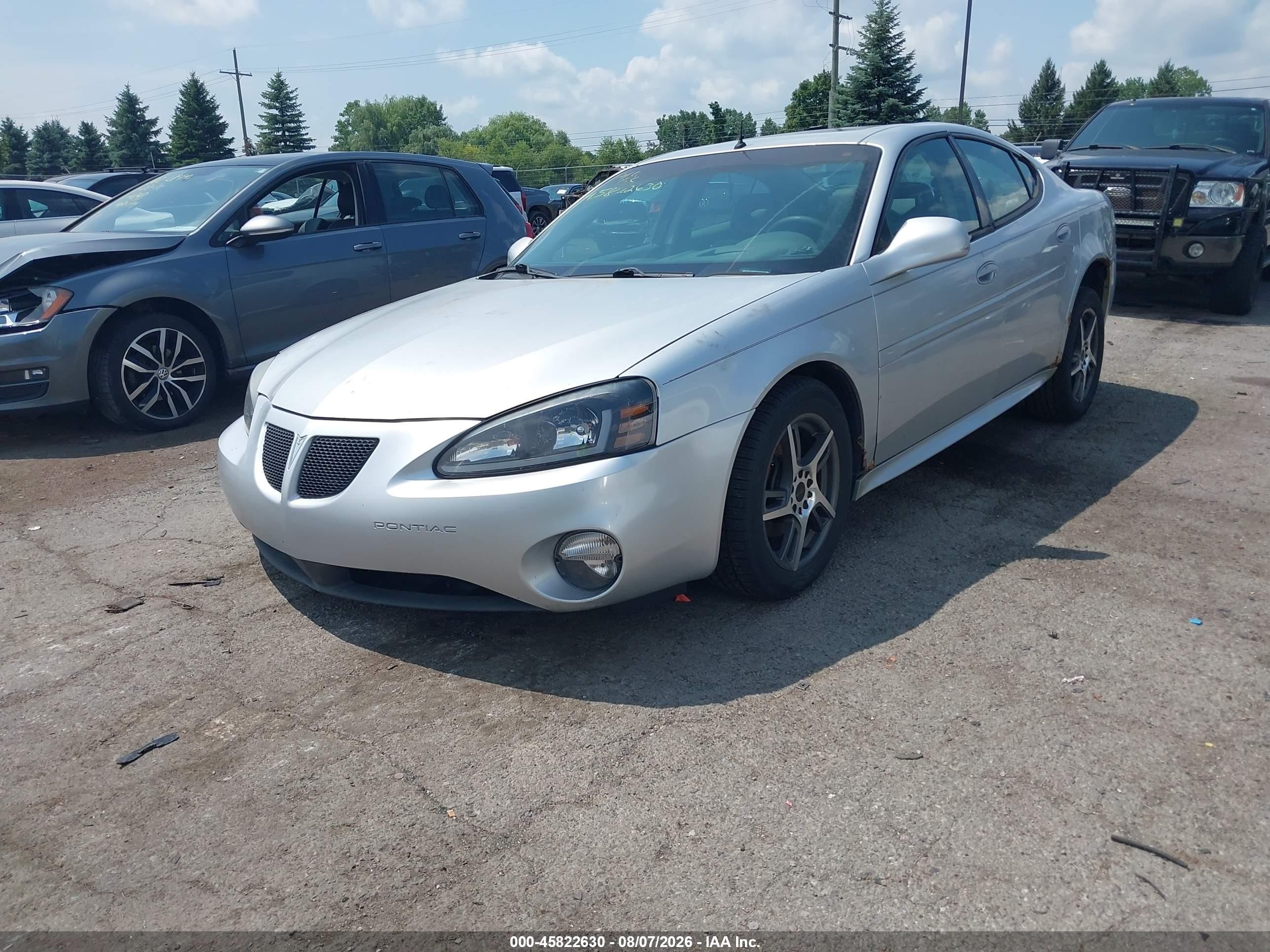 2004 Pontiac Grand Prix Gtp Серебряный vin: 2G2WR524541269297