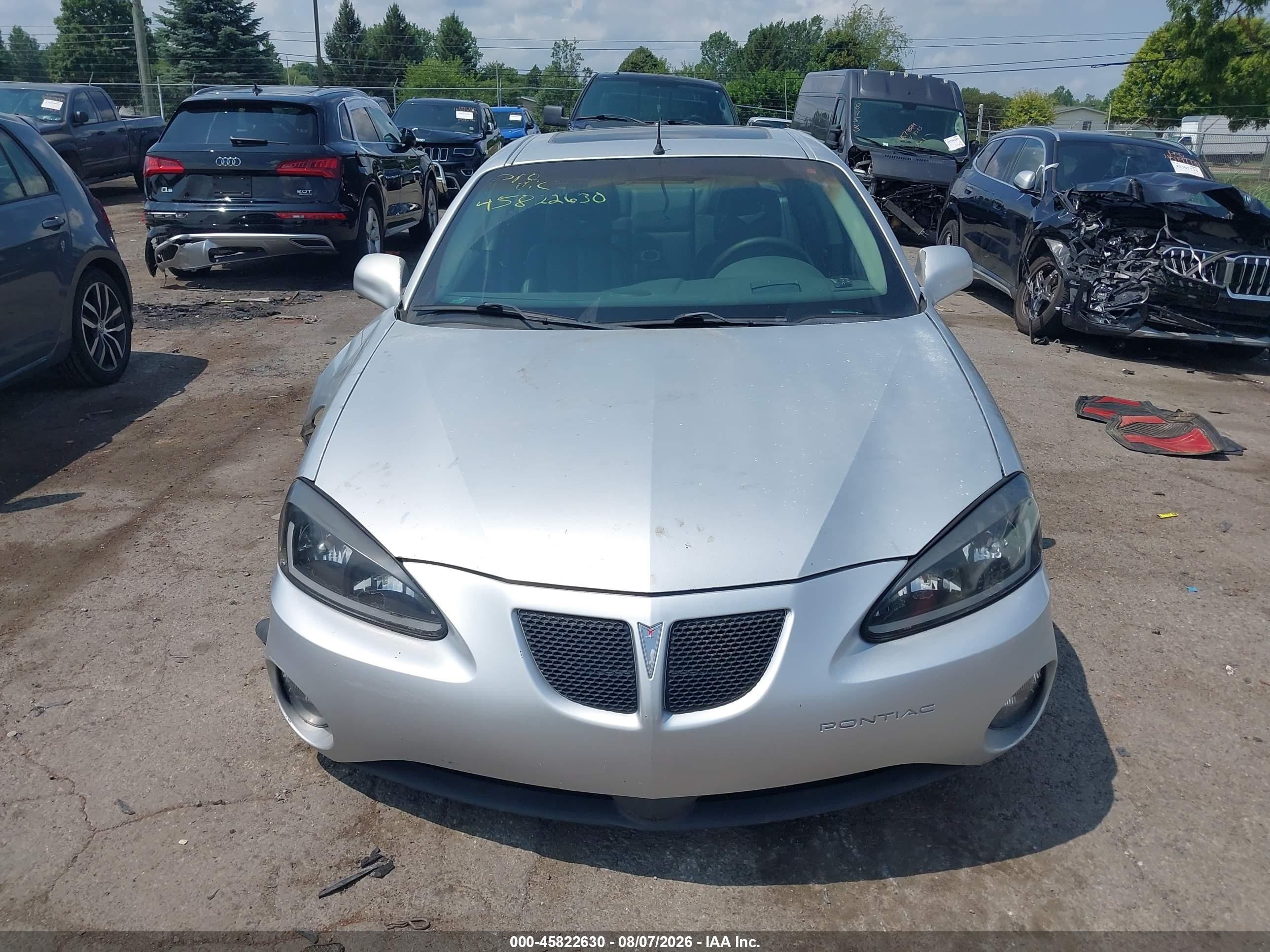 2004 Pontiac Grand Prix Gtp Серебряный vin: 2G2WR524541269297