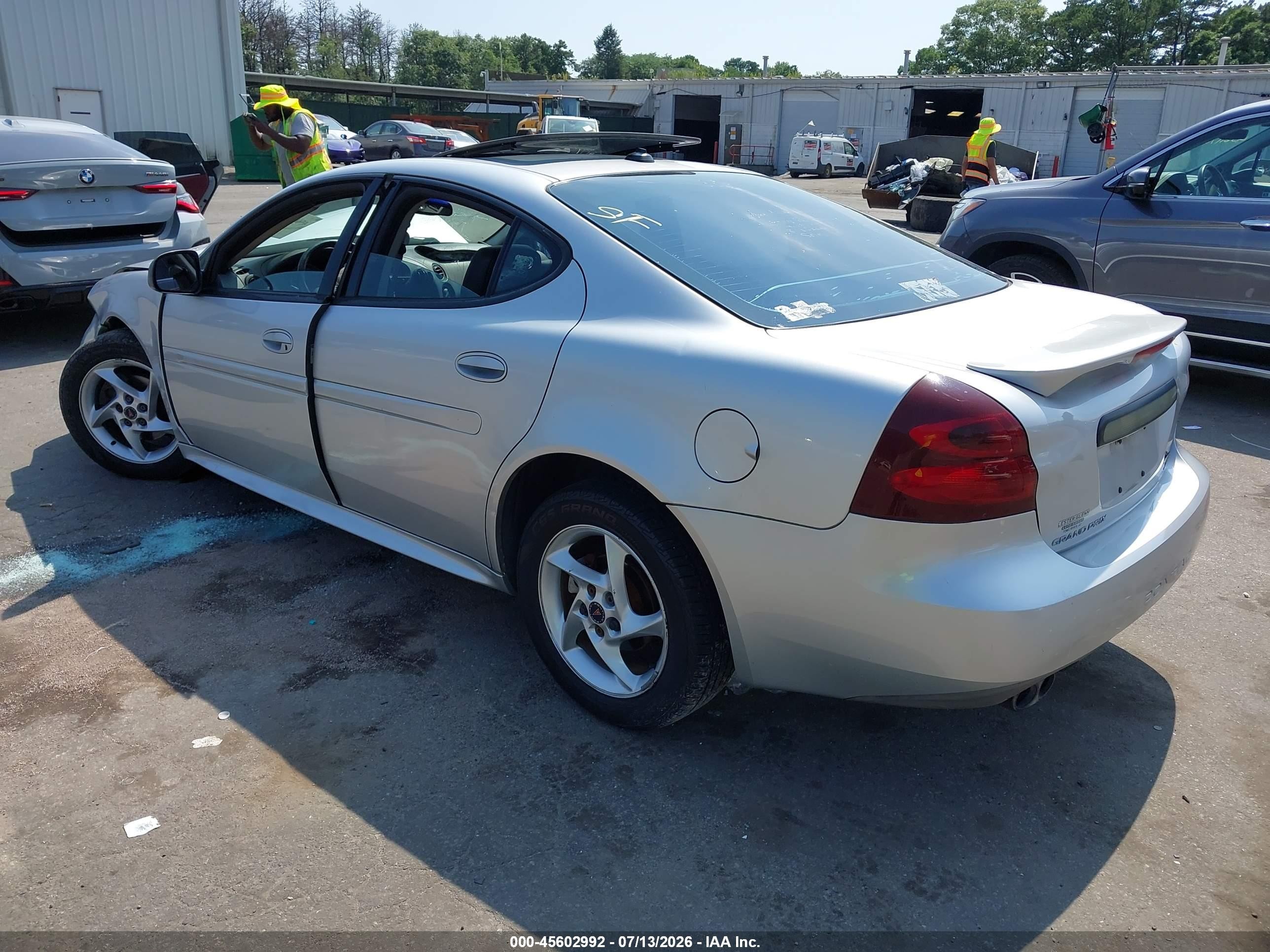 2004 Pontiac Grand Prix Gtp Silver vin: 2G2WR524941101002