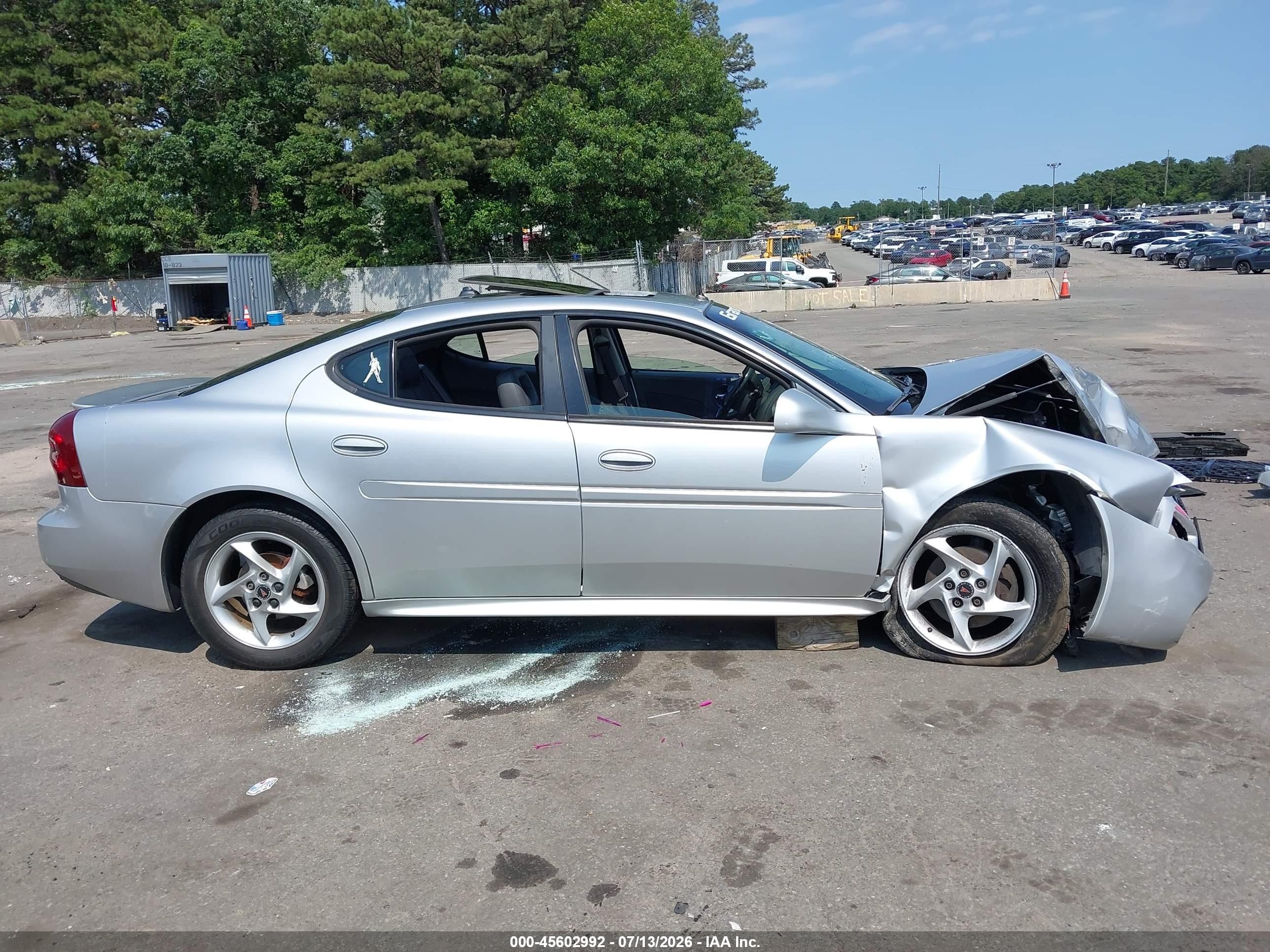 2004 Pontiac Grand Prix Gtp Silver vin: 2G2WR524941101002