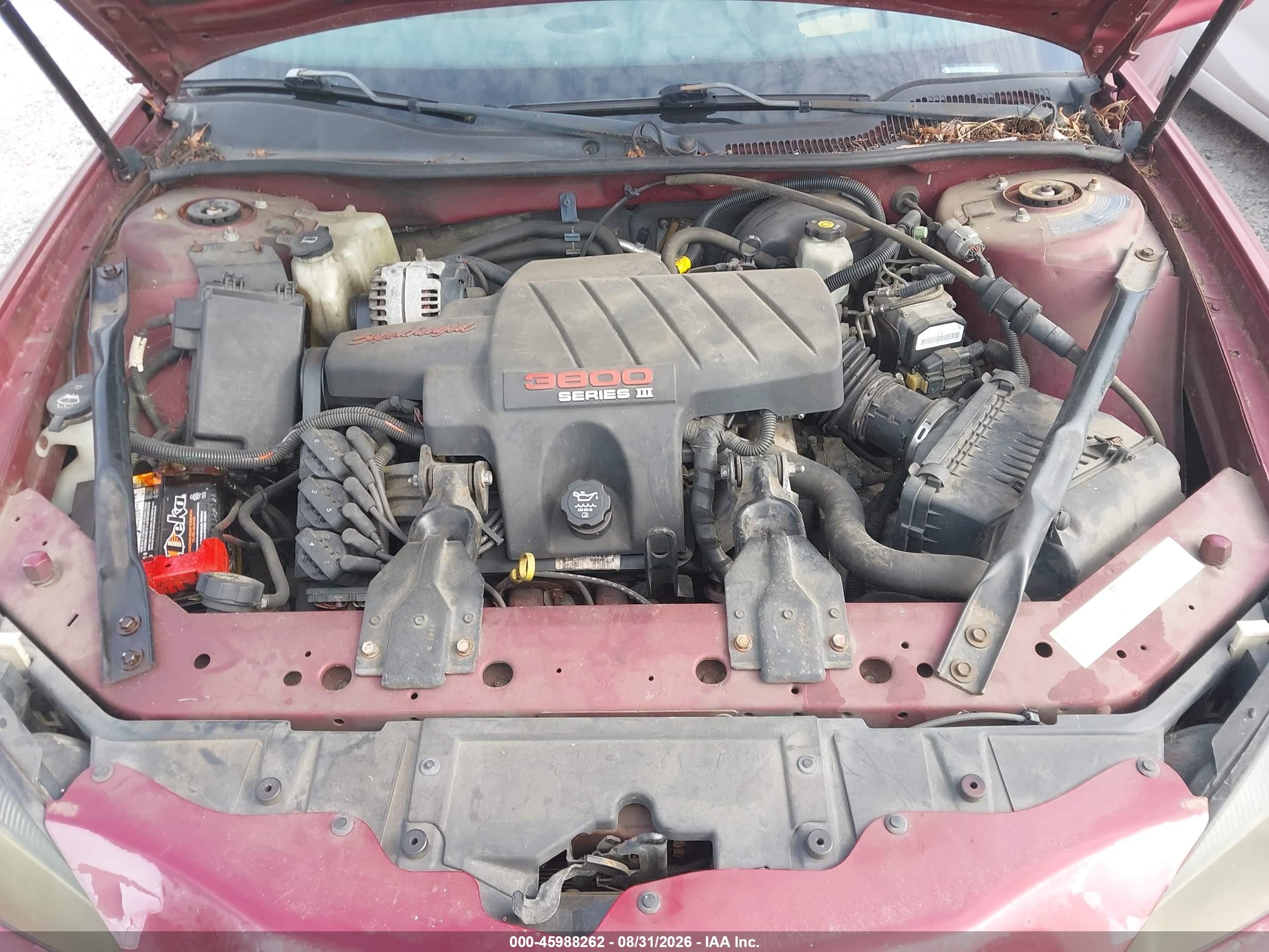 2004 Pontiac Grand Prix Gtp Red vin: 2G2WR524941103445