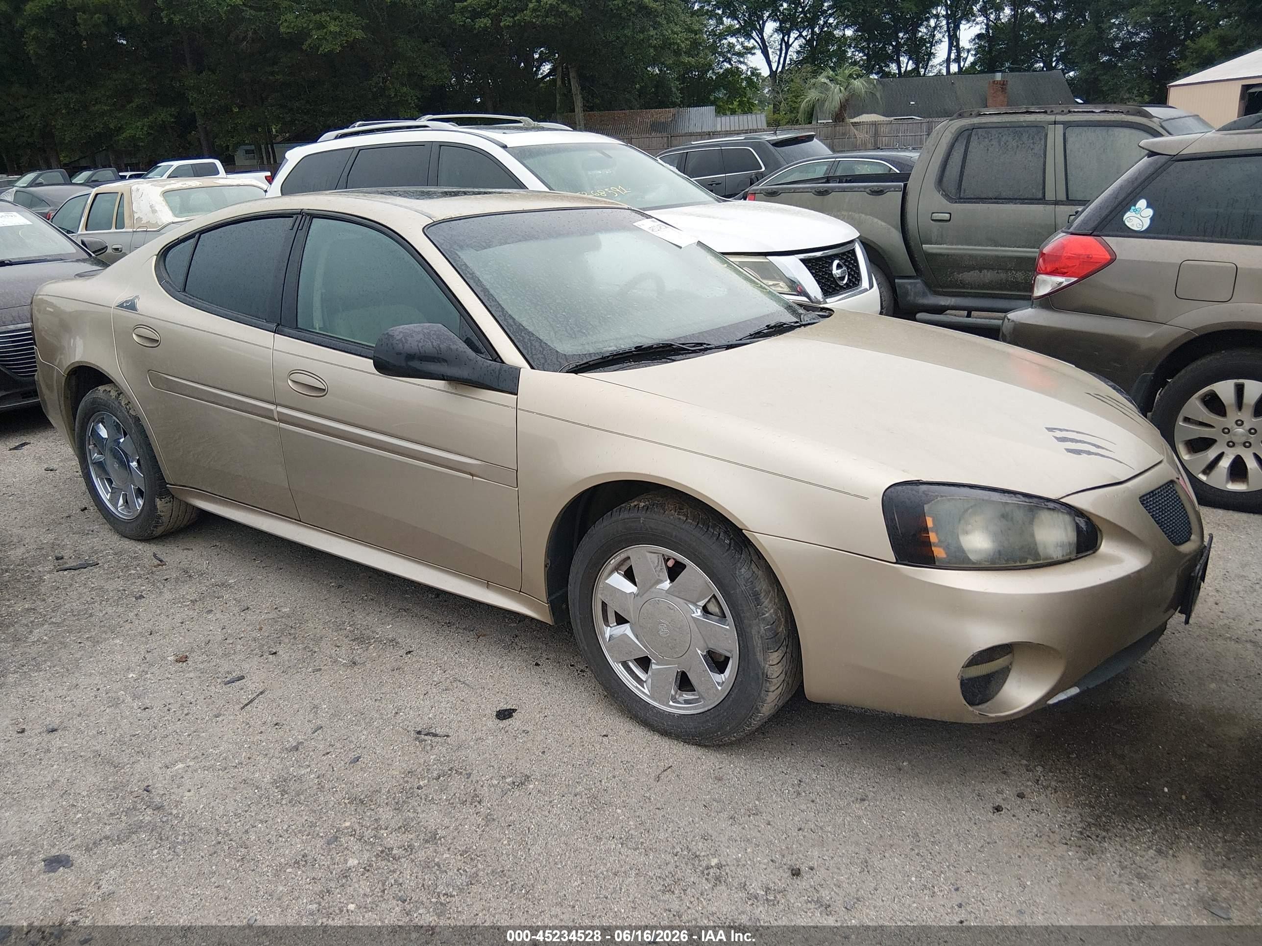 2004 Pontiac Grand Prix Gtp Бежевый vin: 2G2WR524X41191860