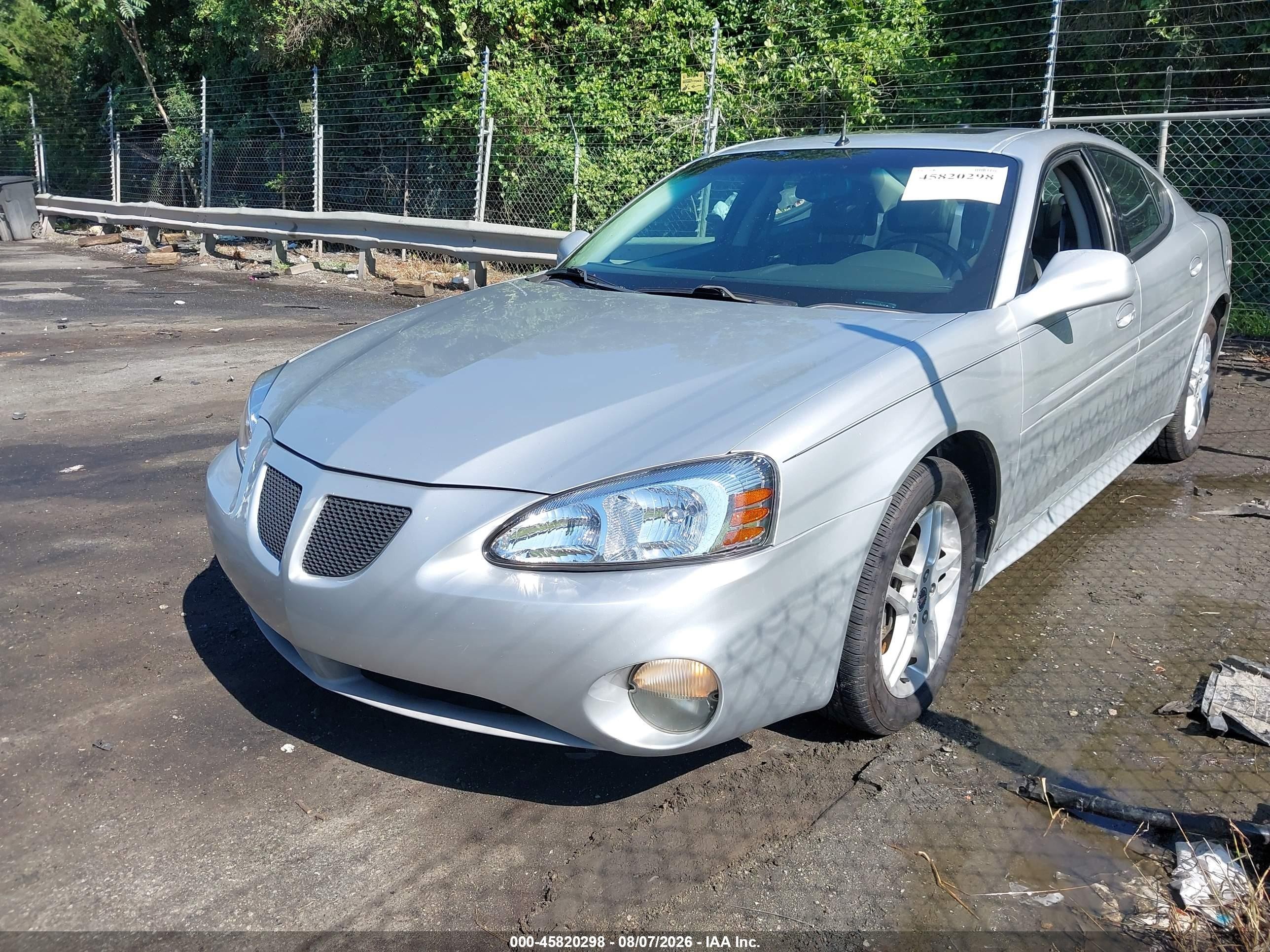 2005 Pontiac Grand Prix Gtp Silver vin: 2G2WR524X51284783