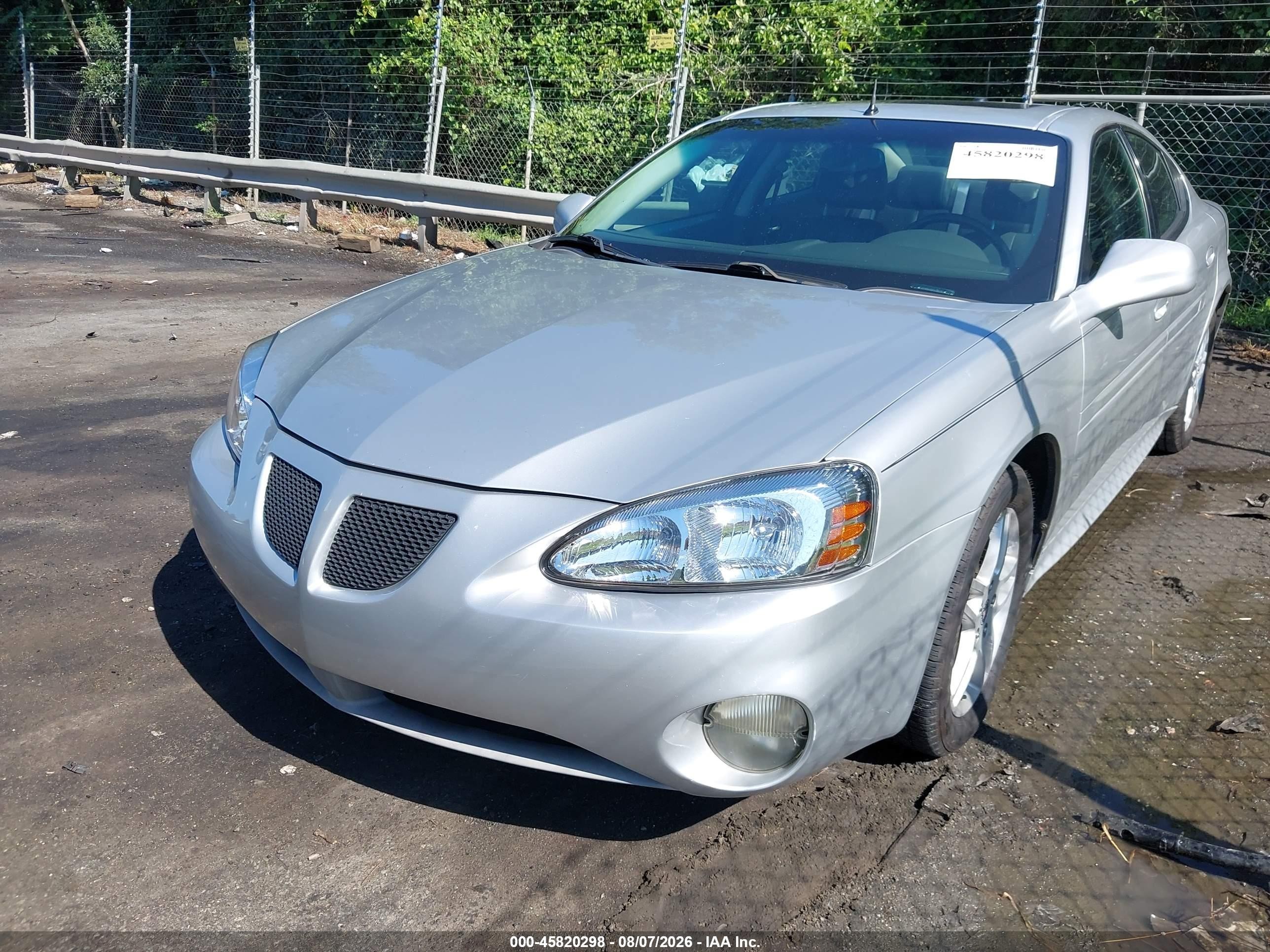 2005 Pontiac Grand Prix Gtp Silver vin: 2G2WR524X51284783