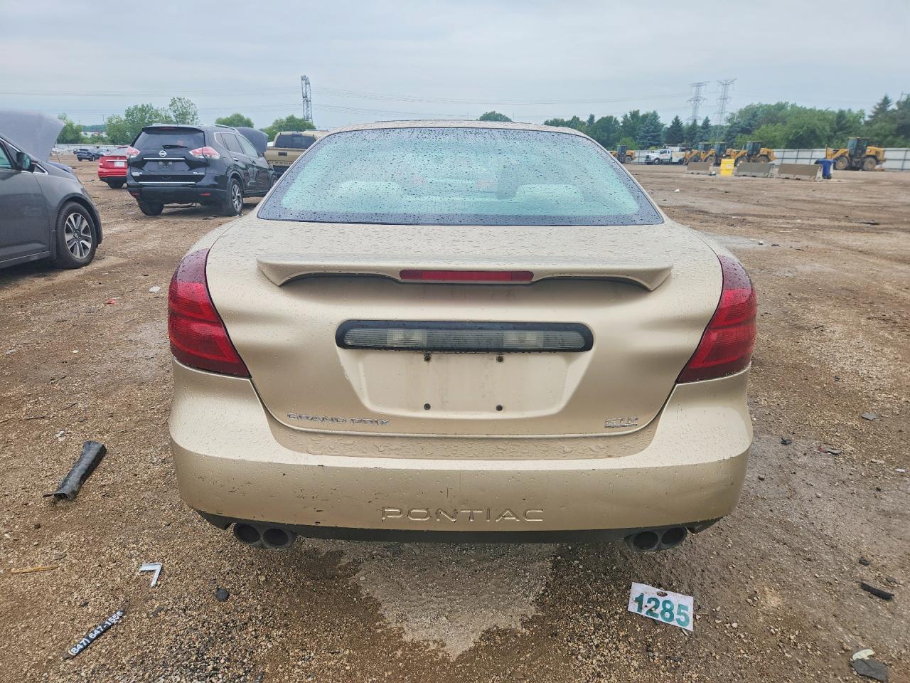 2005 Pontiac Grand Prix Gtp Beige vin: 2G2WR544251315344