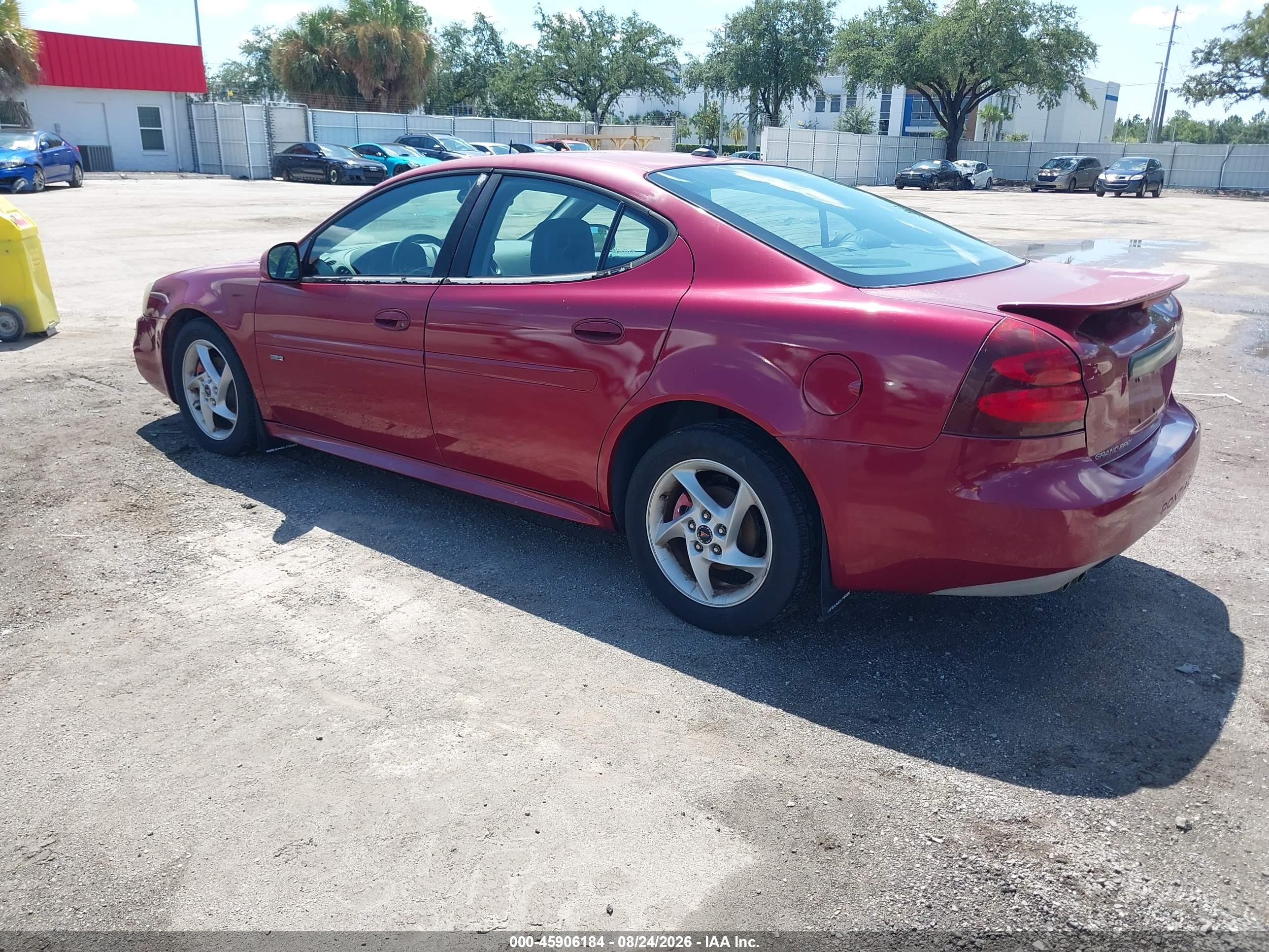 2004 Pontiac Grand Prix Gtp Красный vin: 2G2WR544741339198