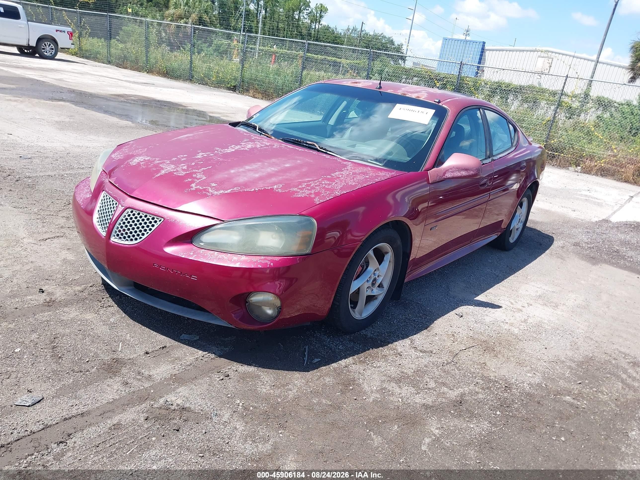 2004 Pontiac Grand Prix Gtp Красный vin: 2G2WR544741339198
