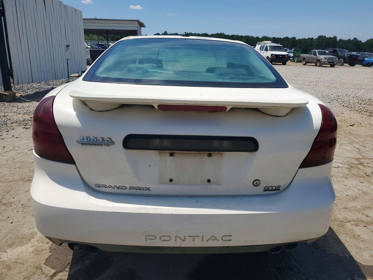 2004 Pontiac Grand Prix Gtp White vin: 2G2WR544841324838