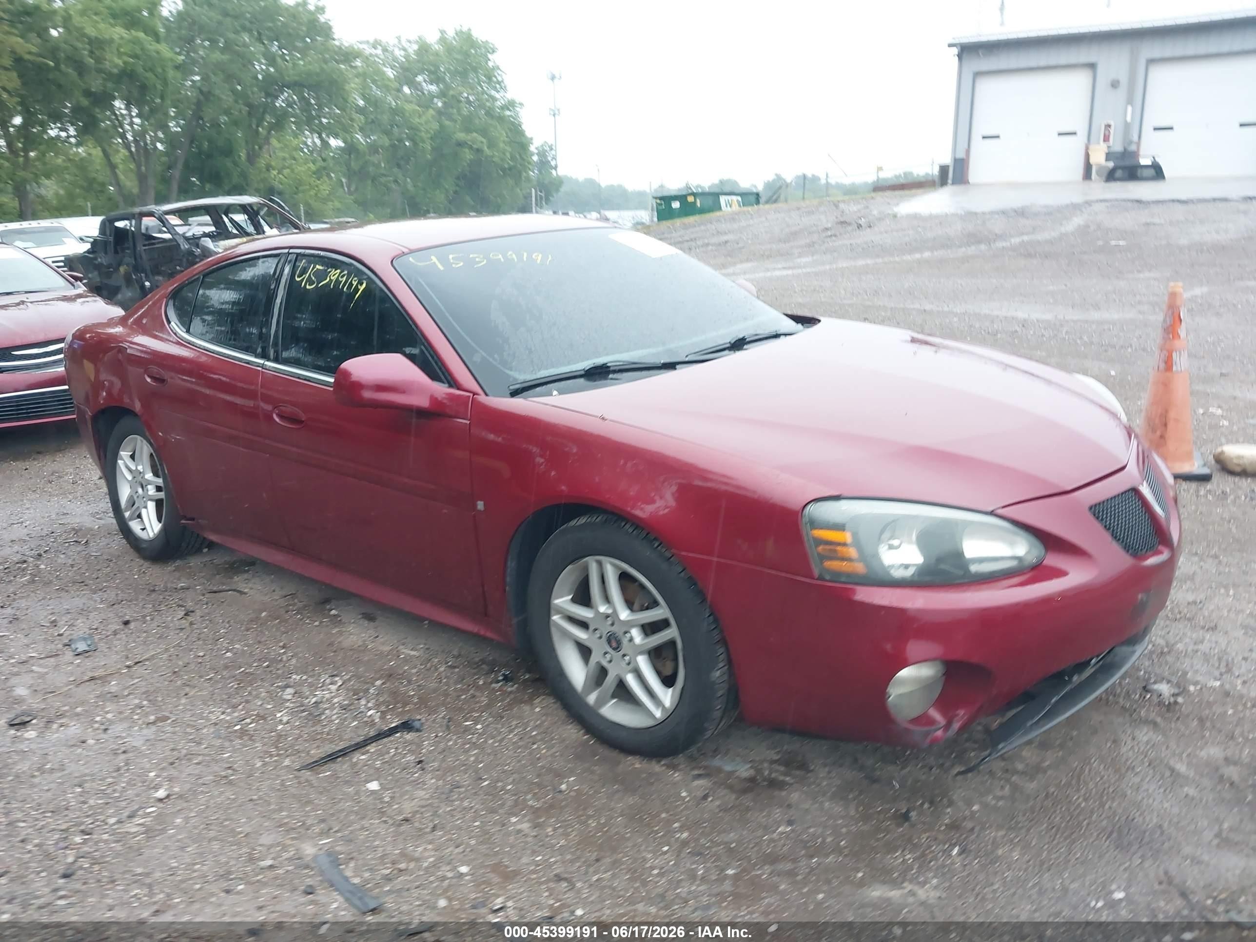 2006 Pontiac Grand Prix Gt Red vin: 2G2WR554061139474