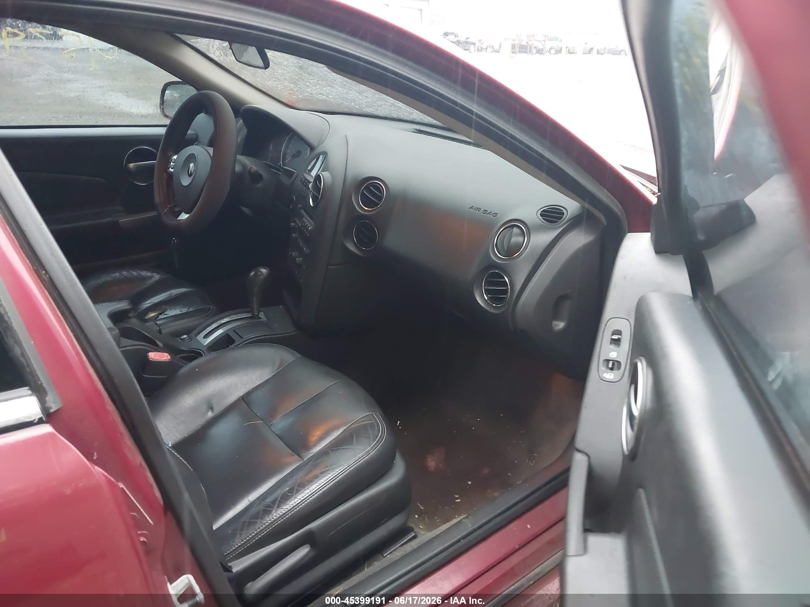 2006 Pontiac Grand Prix Gt Red vin: 2G2WR554061139474