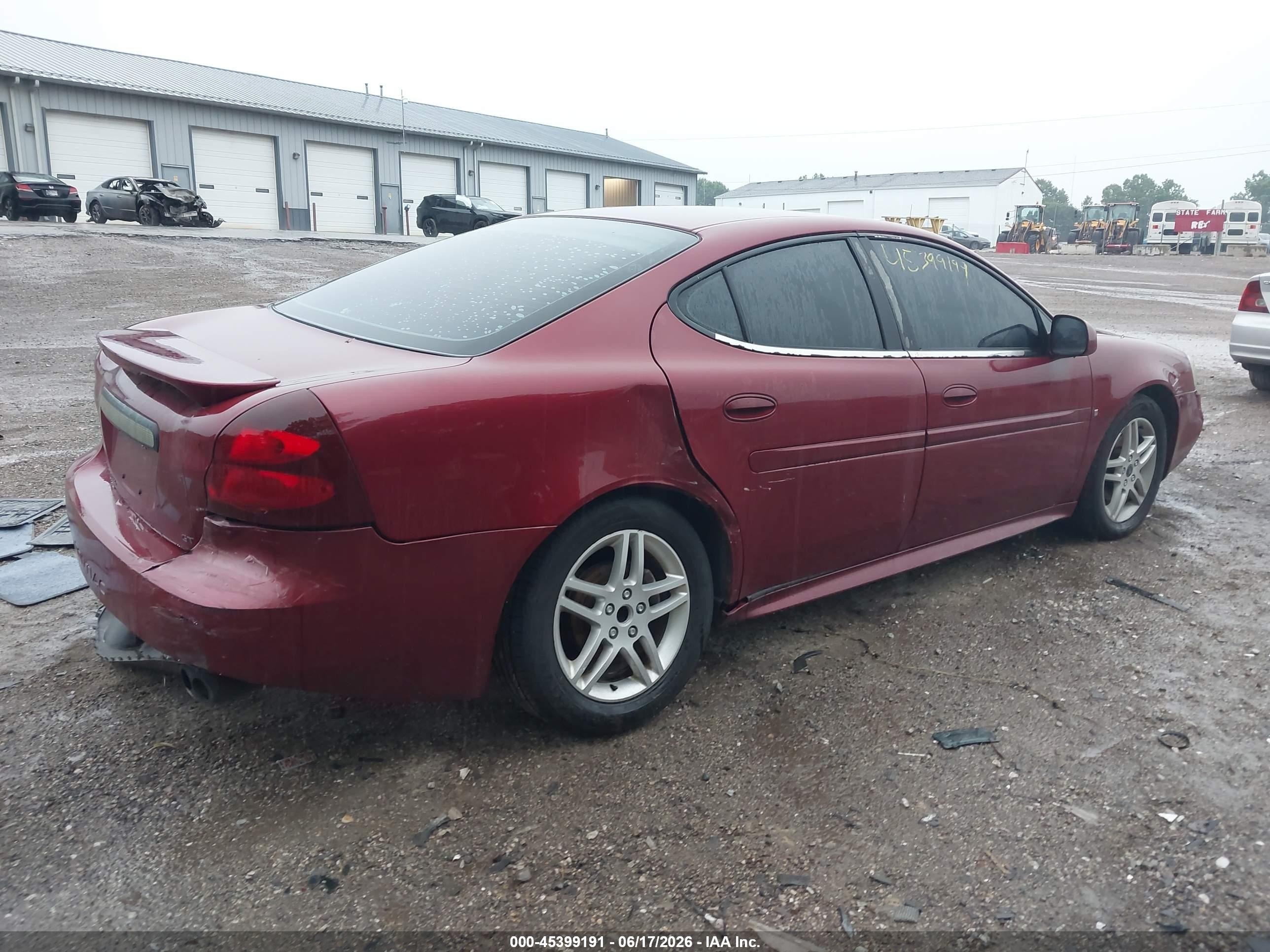 2006 Pontiac Grand Prix Gt Red vin: 2G2WR554061139474