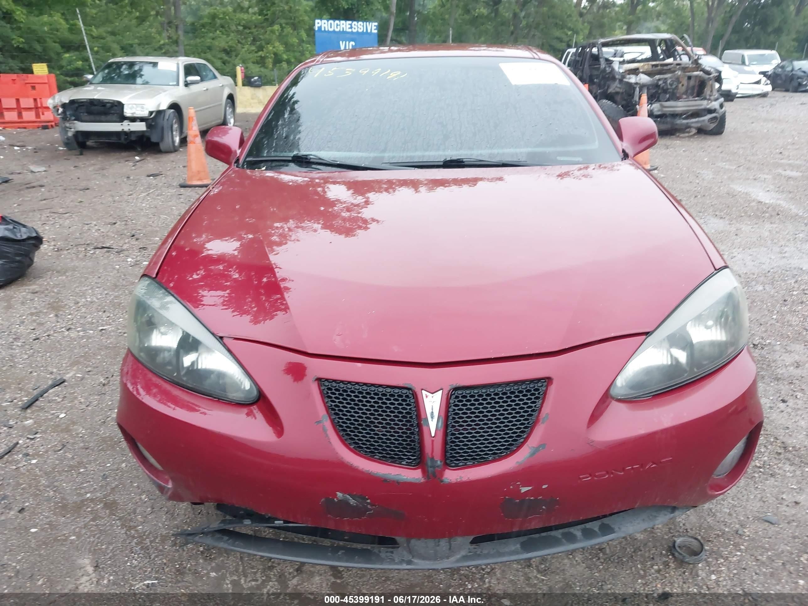 2006 Pontiac Grand Prix Gt Red vin: 2G2WR554061139474