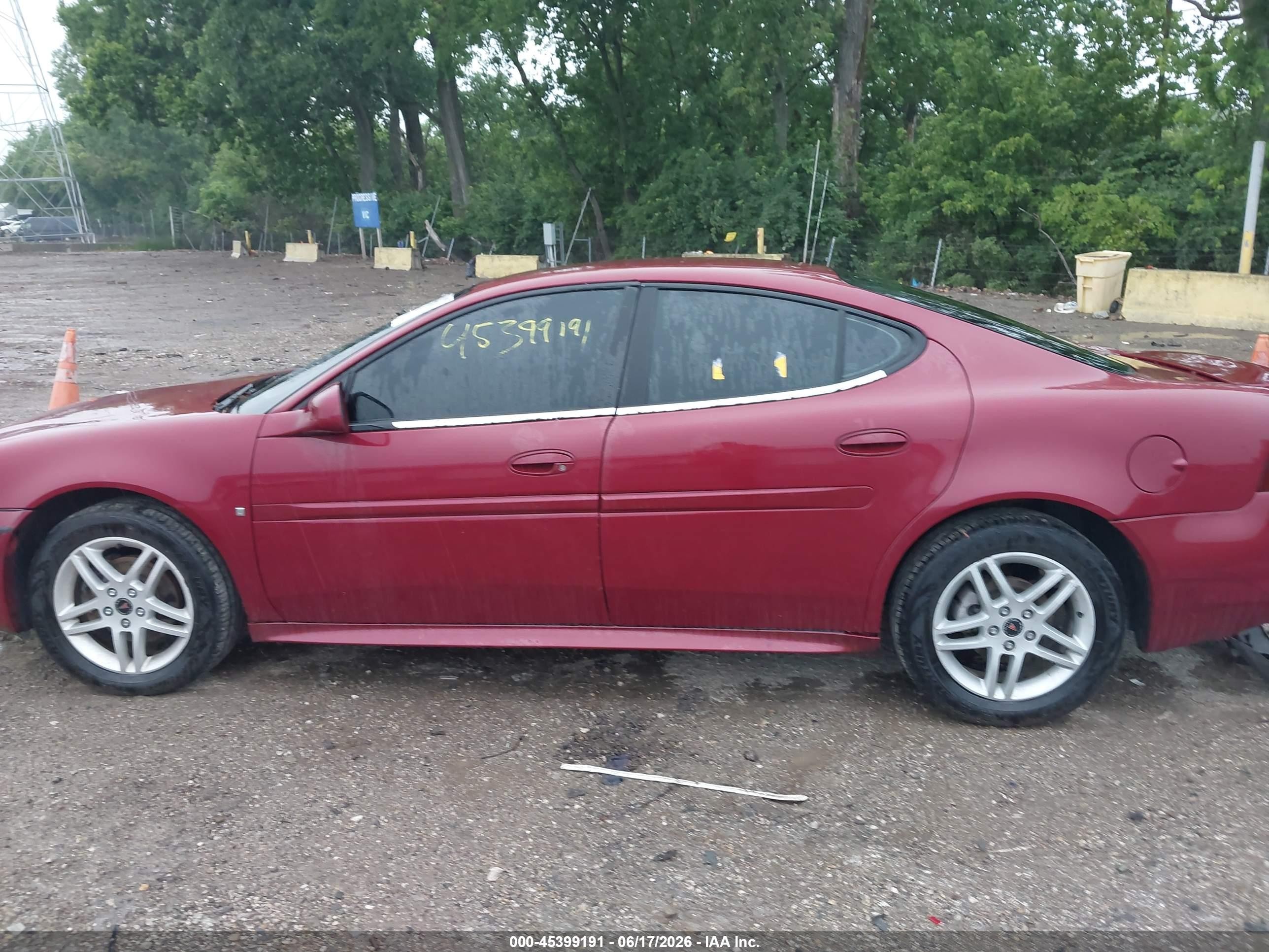 2006 Pontiac Grand Prix Gt Red vin: 2G2WR554061139474