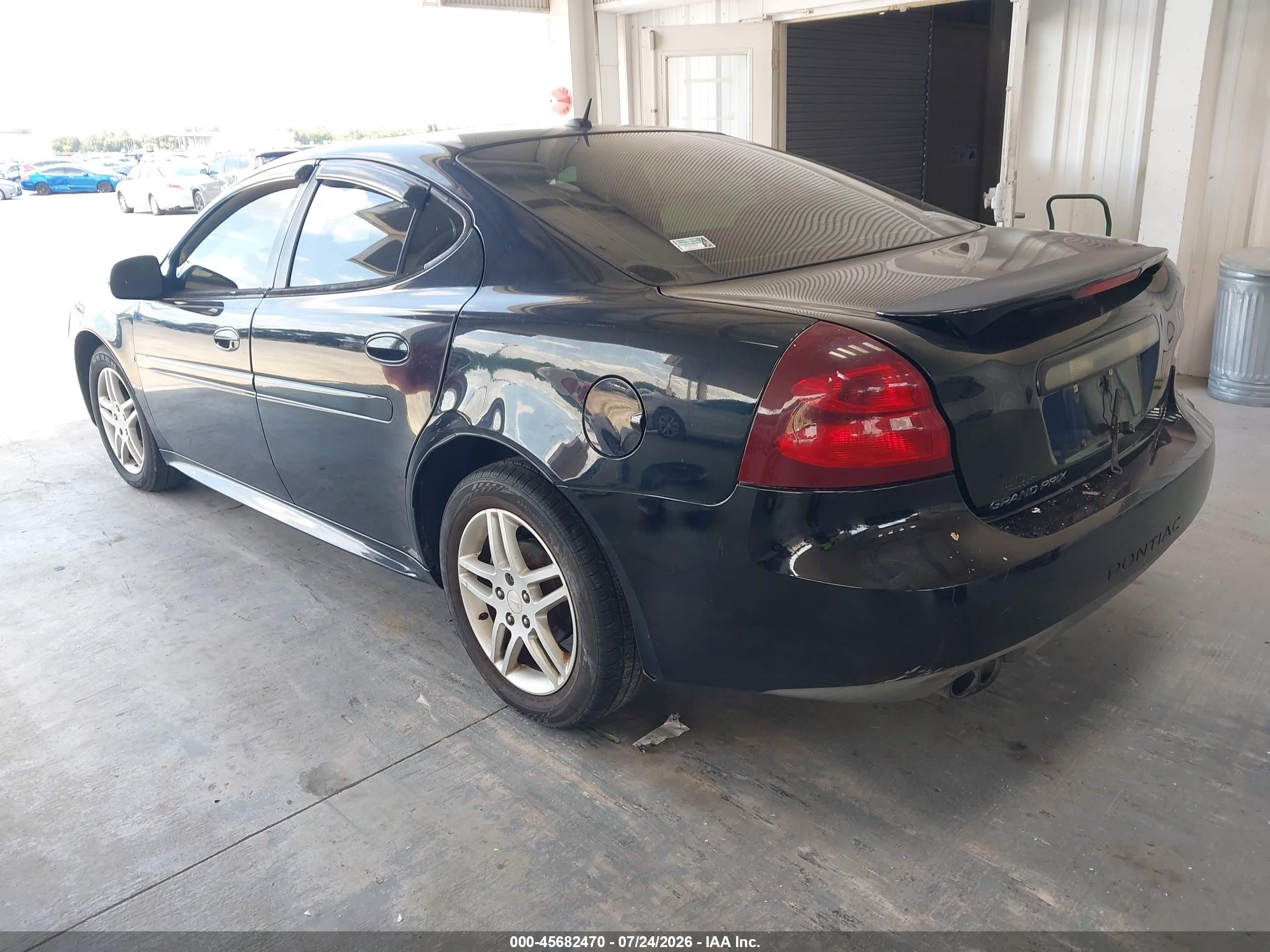 2007 Pontiac Grand Prix Gt Black vin: 2G2WR554071186067