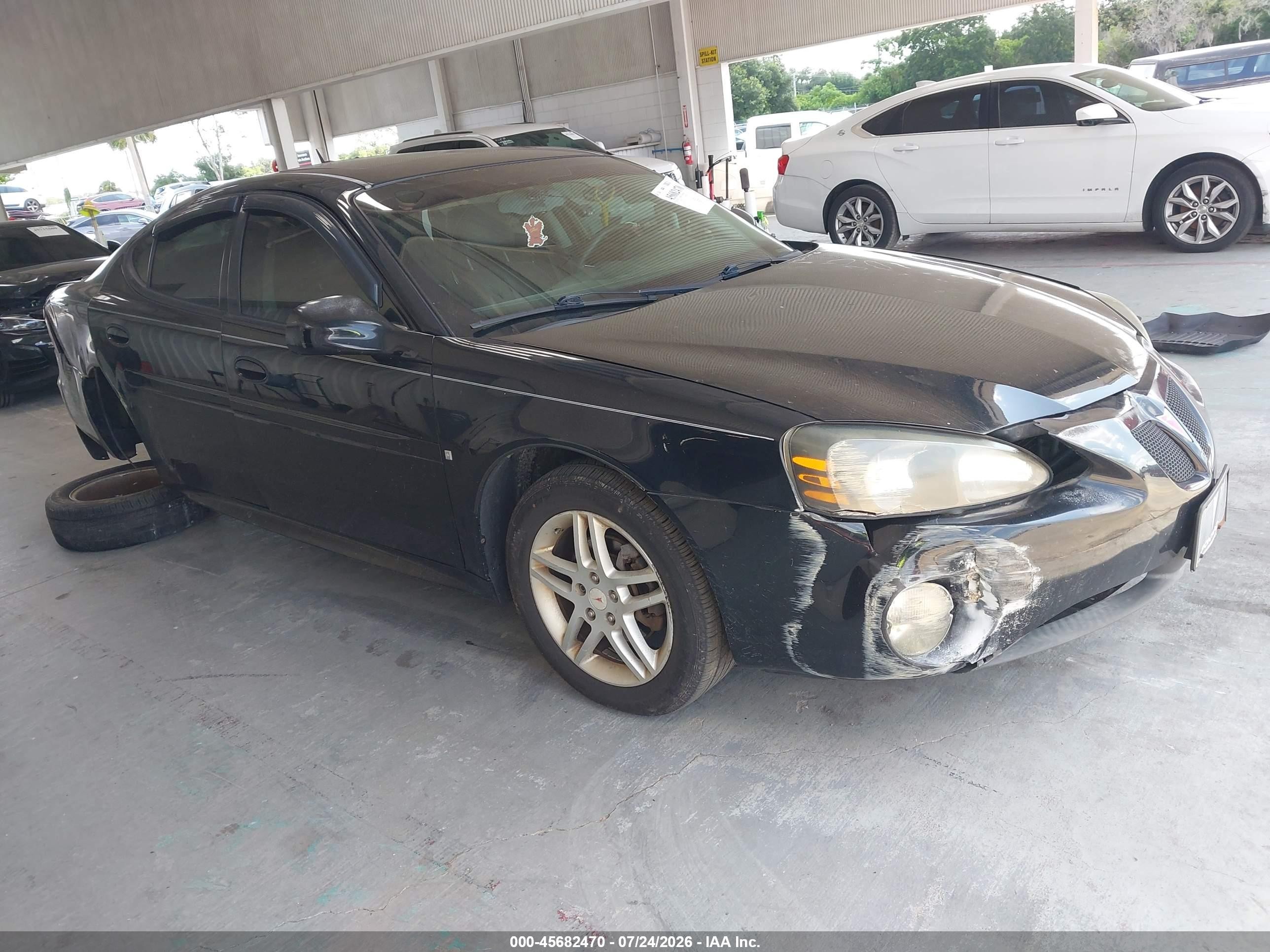 2007 Pontiac Grand Prix Gt Black vin: 2G2WR554071186067