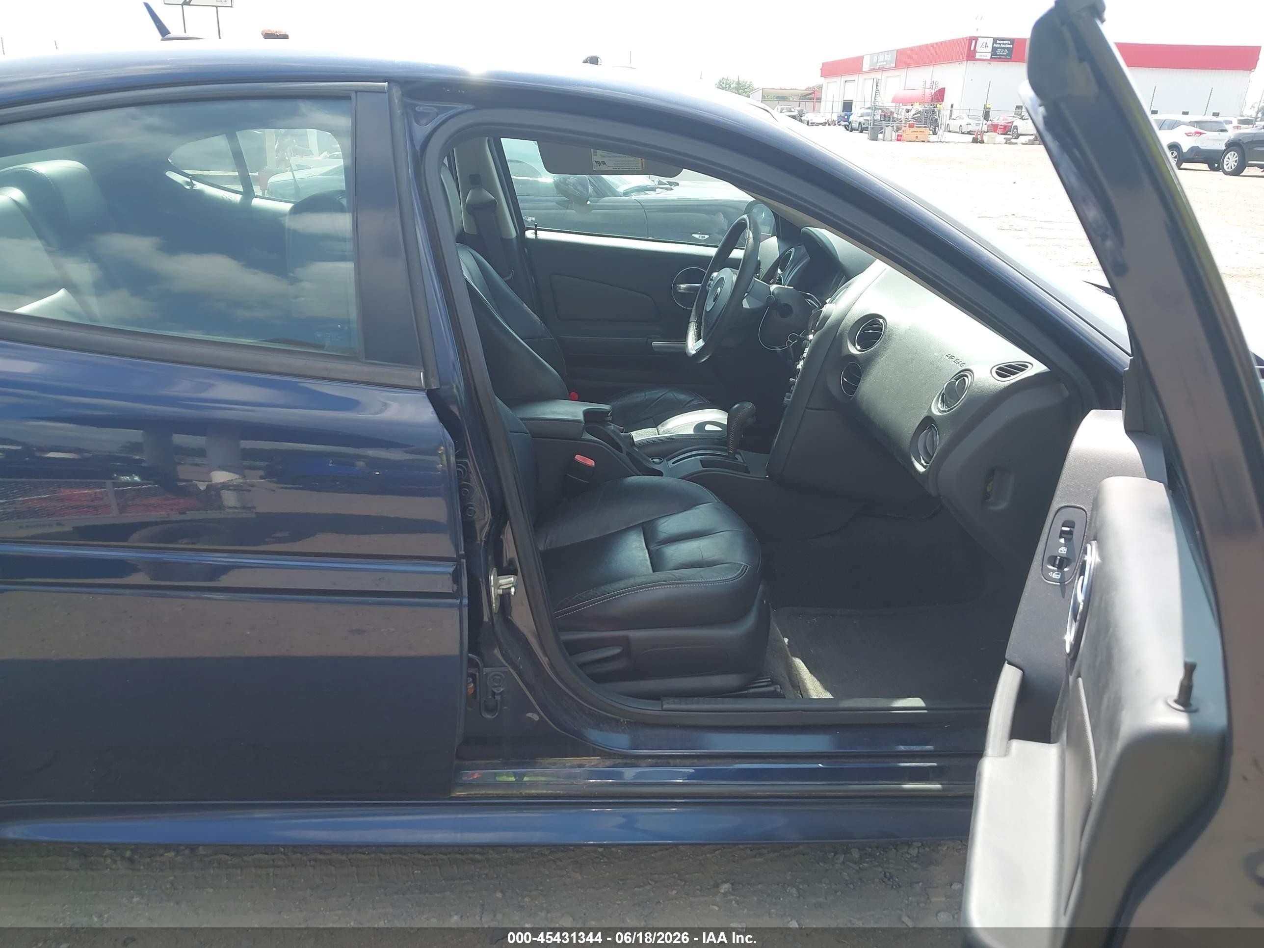 2007 Pontiac Grand Prix Gt Blue vin: 2G2WR554171200154