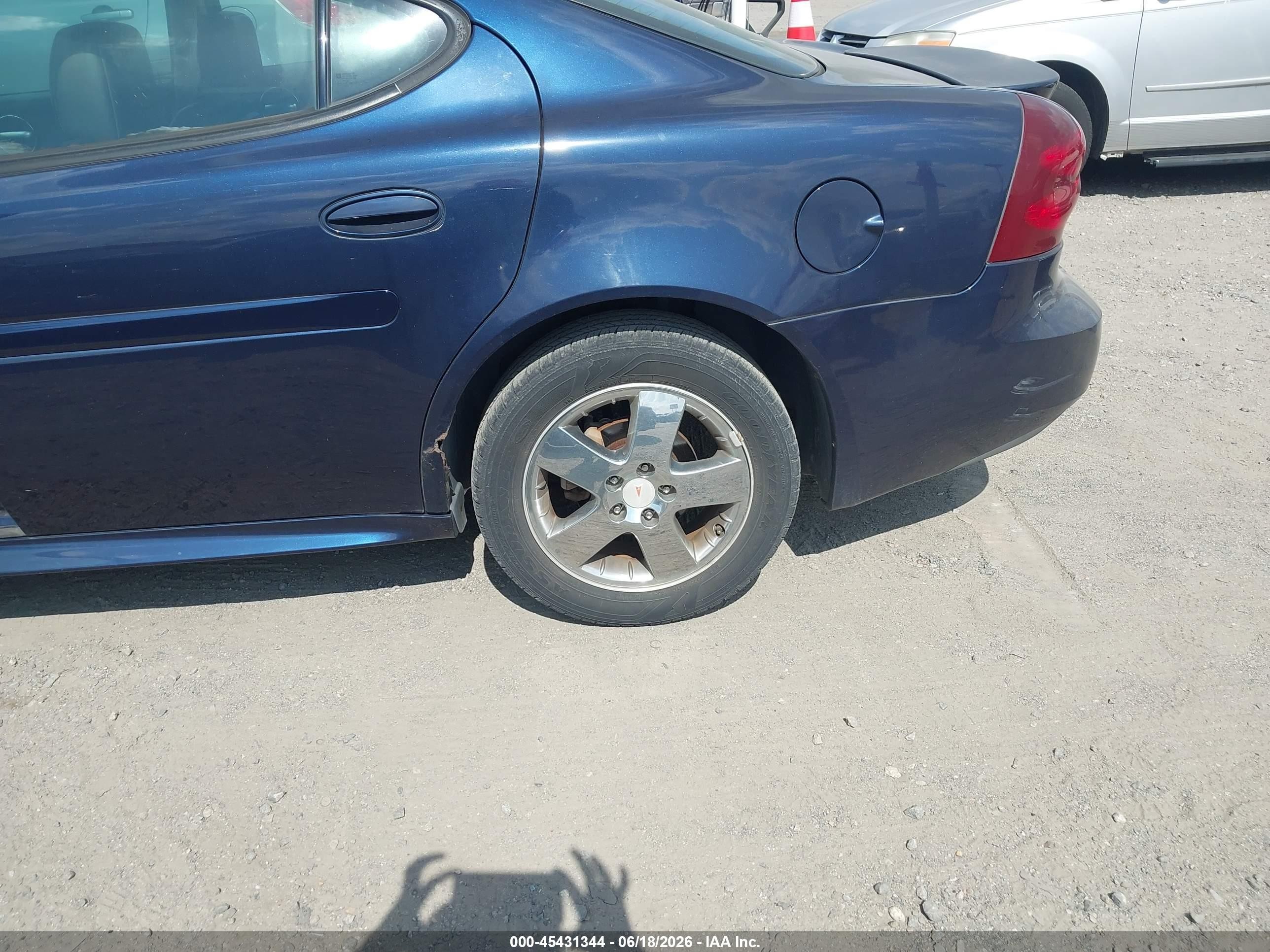 2007 Pontiac Grand Prix Gt Blue vin: 2G2WR554171200154