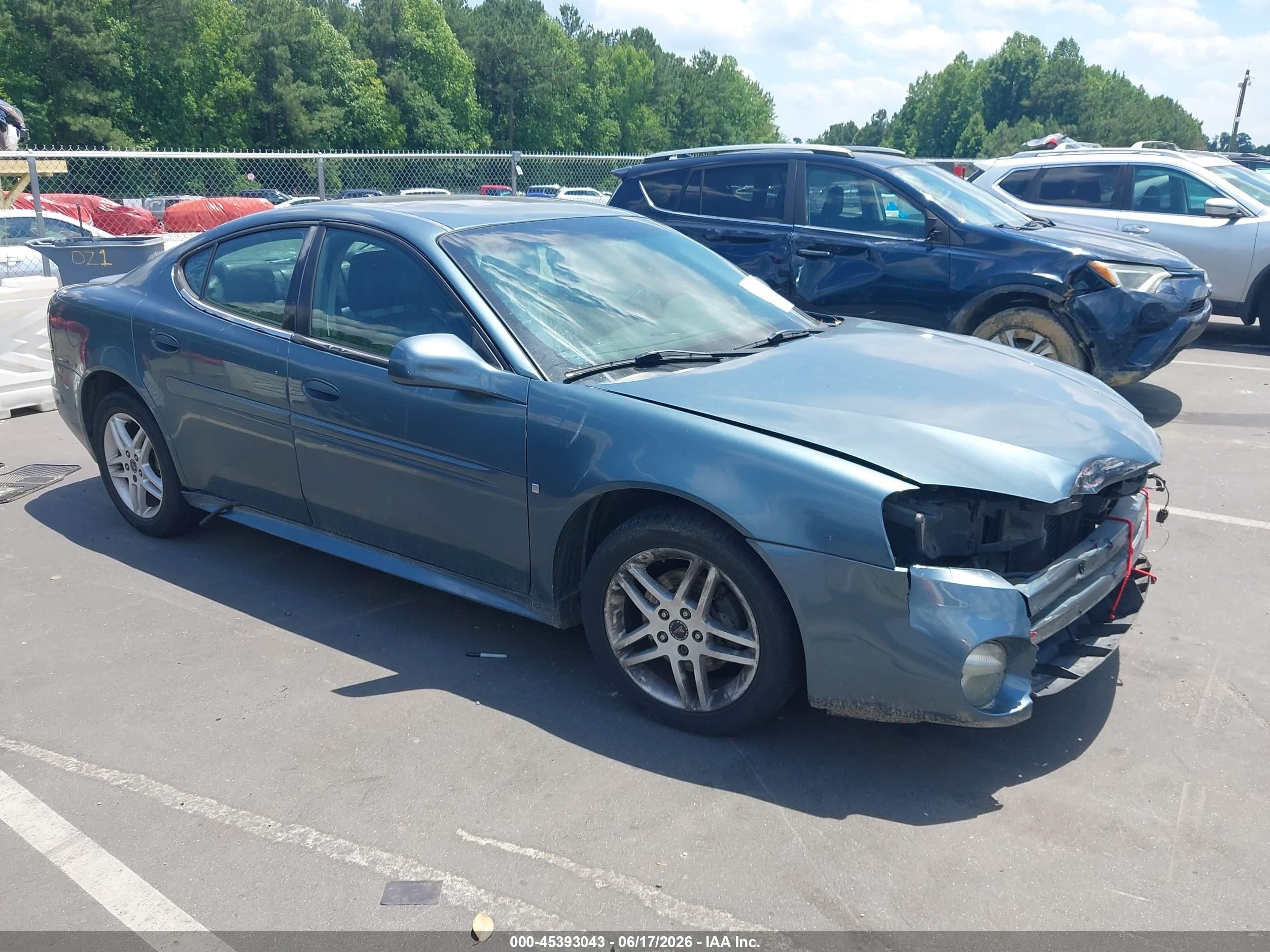 2006 Pontiac Grand Prix Gt Blue vin: 2G2WR554261154901